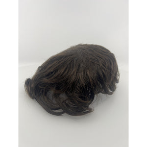 LLWear Human Hair Toupee Men V-Loop 8x10in Dark Brown #2 Like New — photo 3