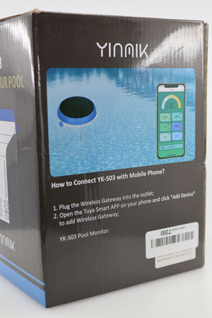 YINMIK pH Chlorine Monitor Digital Salt Meter