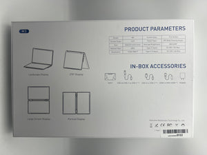 VESA mountable folding dual monitor