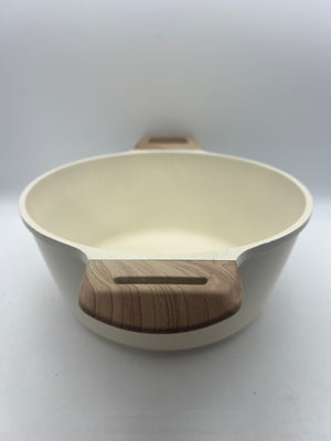 CAROTE Nonstick White Granite Cookware Set