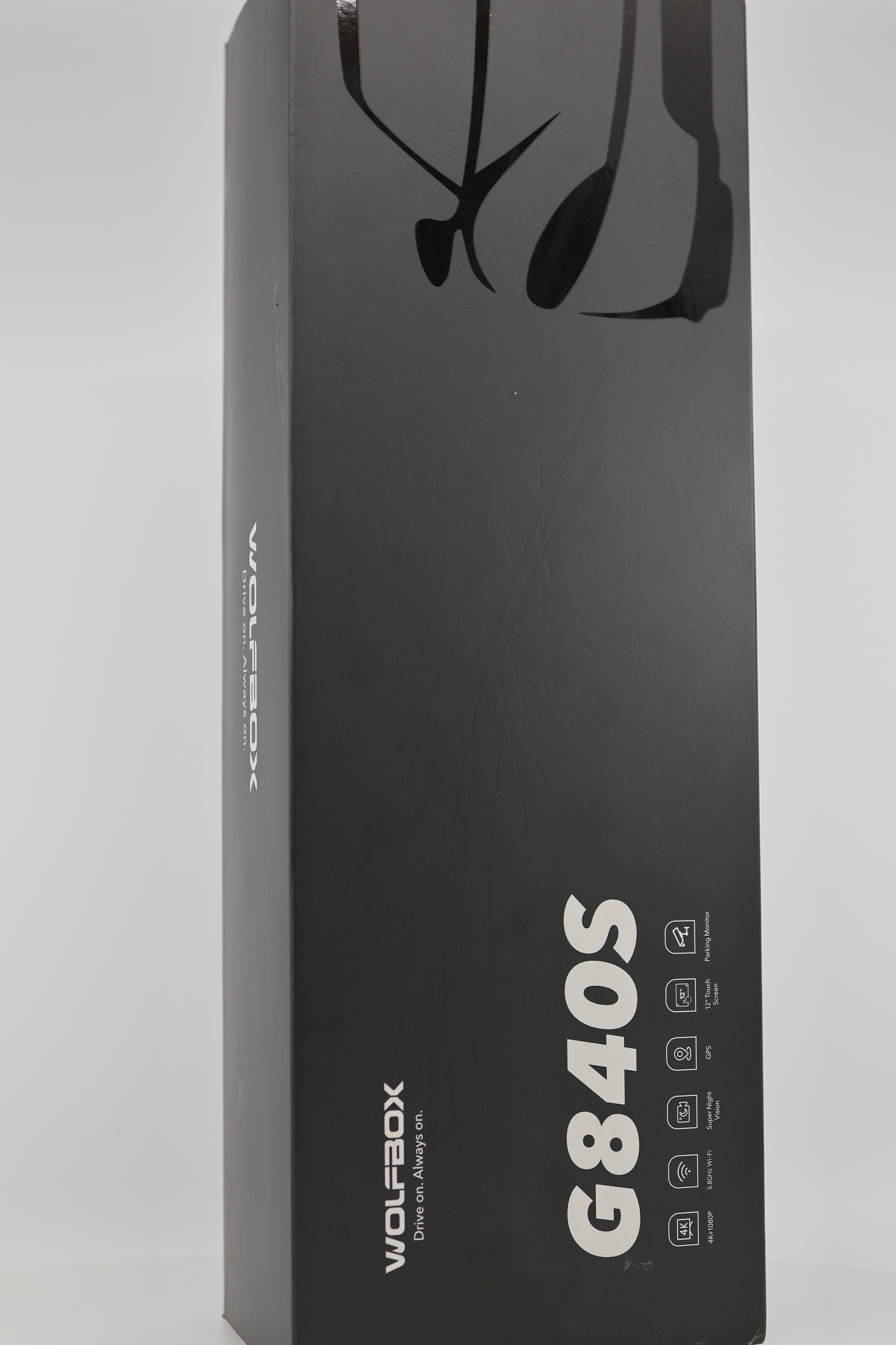 WOLFBOX G840S 12" 4K Mirror Dash Cam