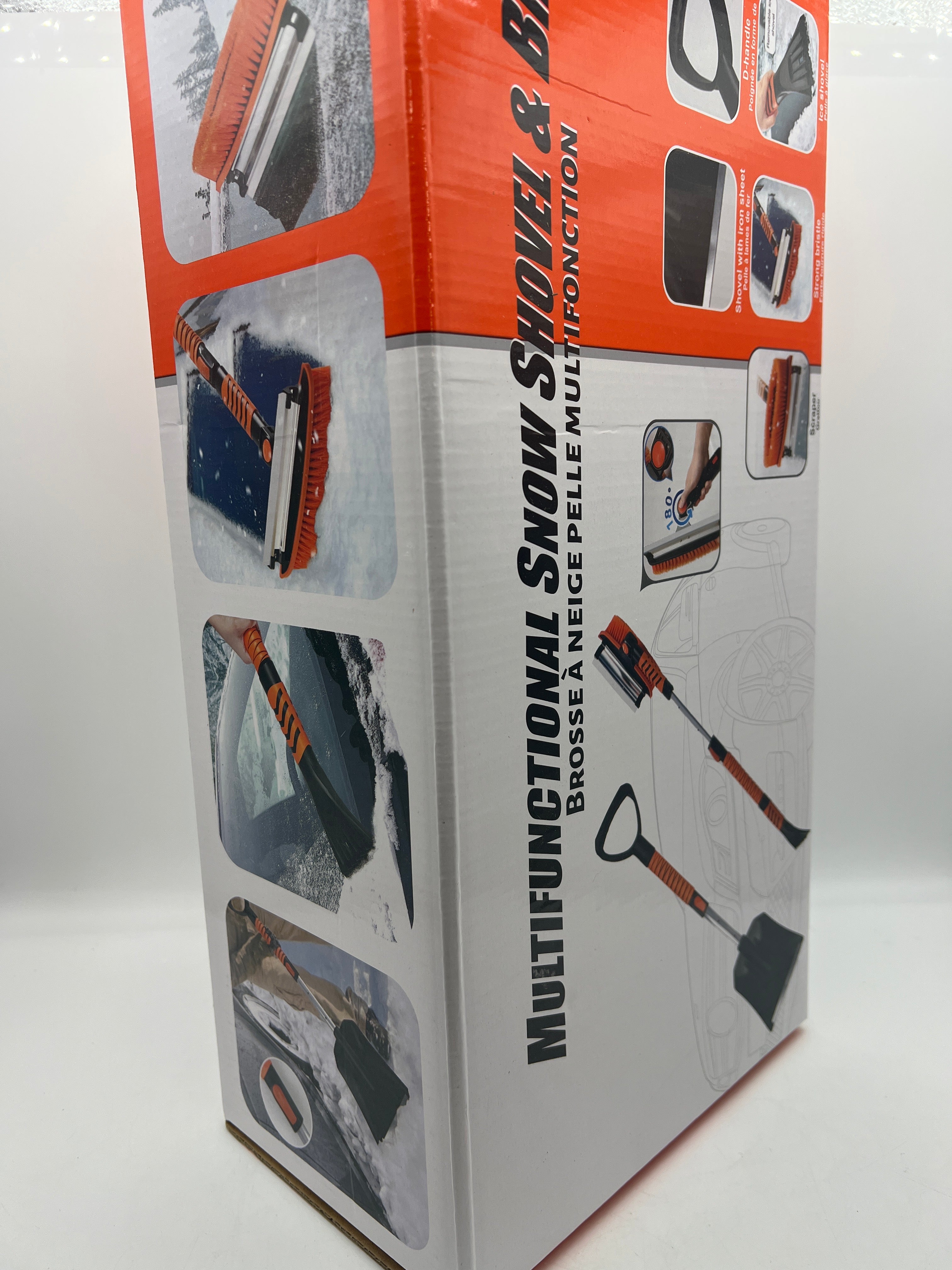 Wikihhome 42" Ice Scraper and Extendable Snow Brush