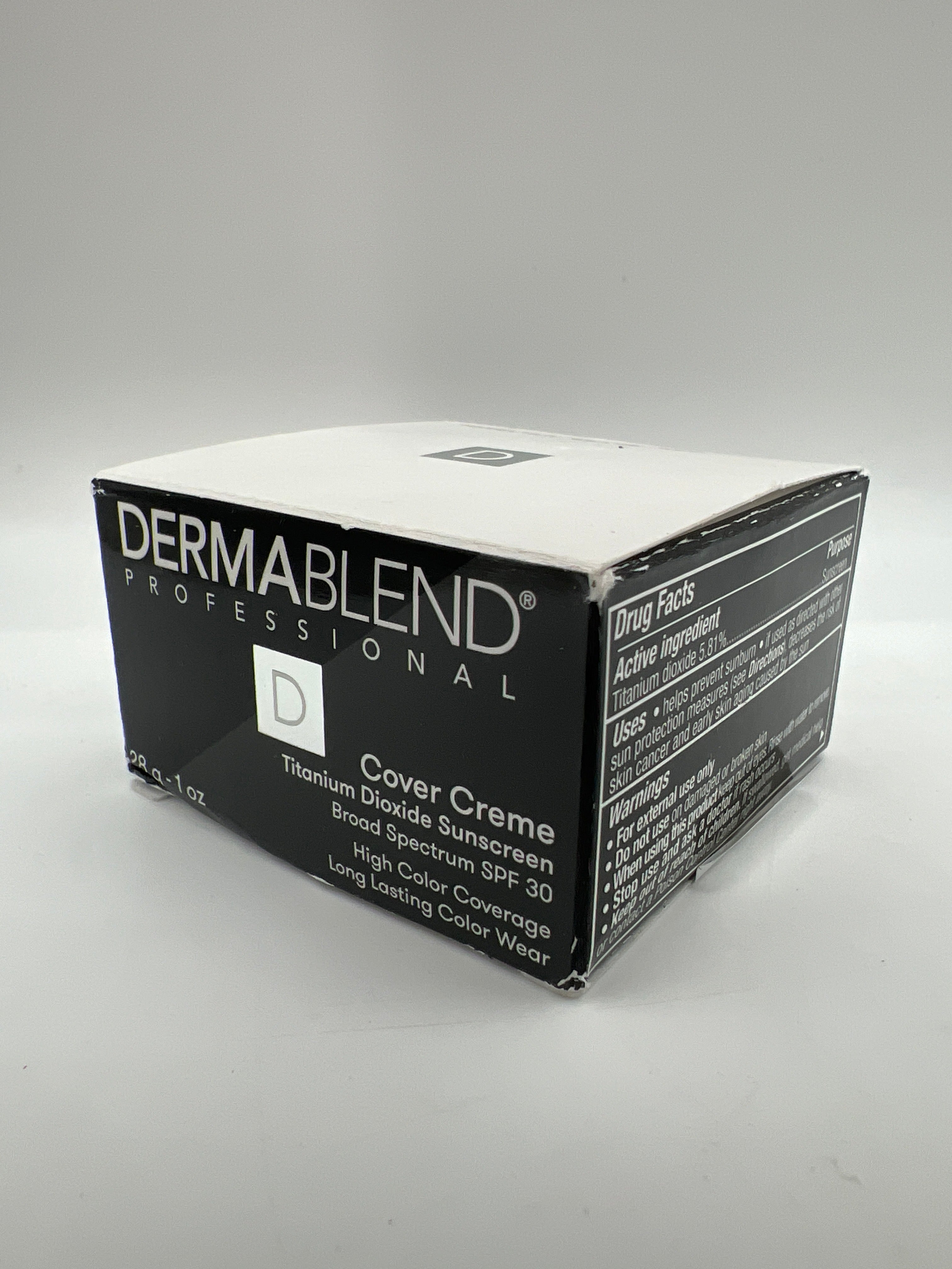 Dermablend Cover Creme Full Coverage Foundation SPF 30 45W Hazelnut Beige 1 oz