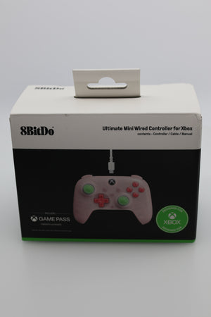 8BitDo Ultimate Mini Wired Controller for Xbox – Translucent Pink