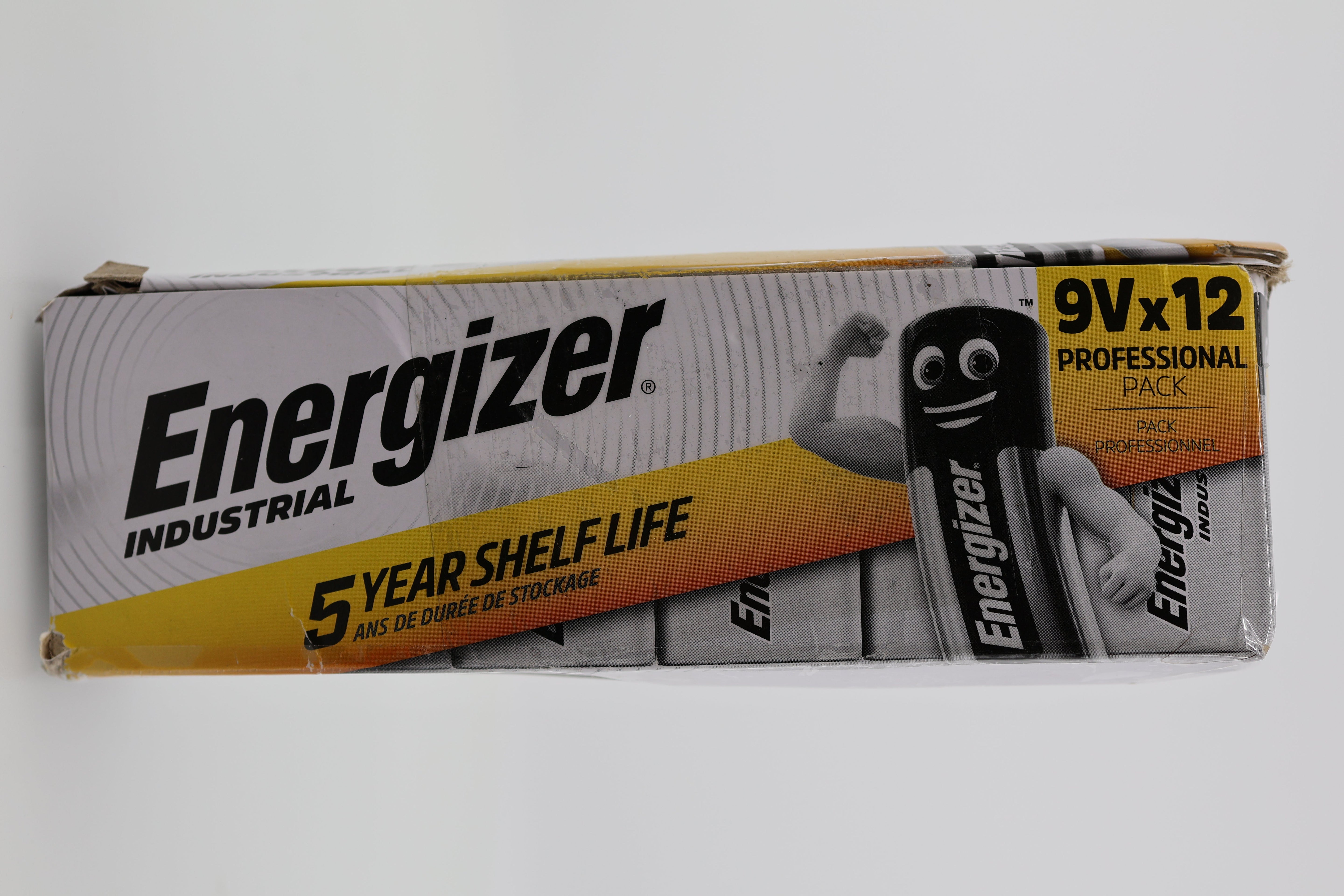 Energizer 9V Industrial Batteries close-up