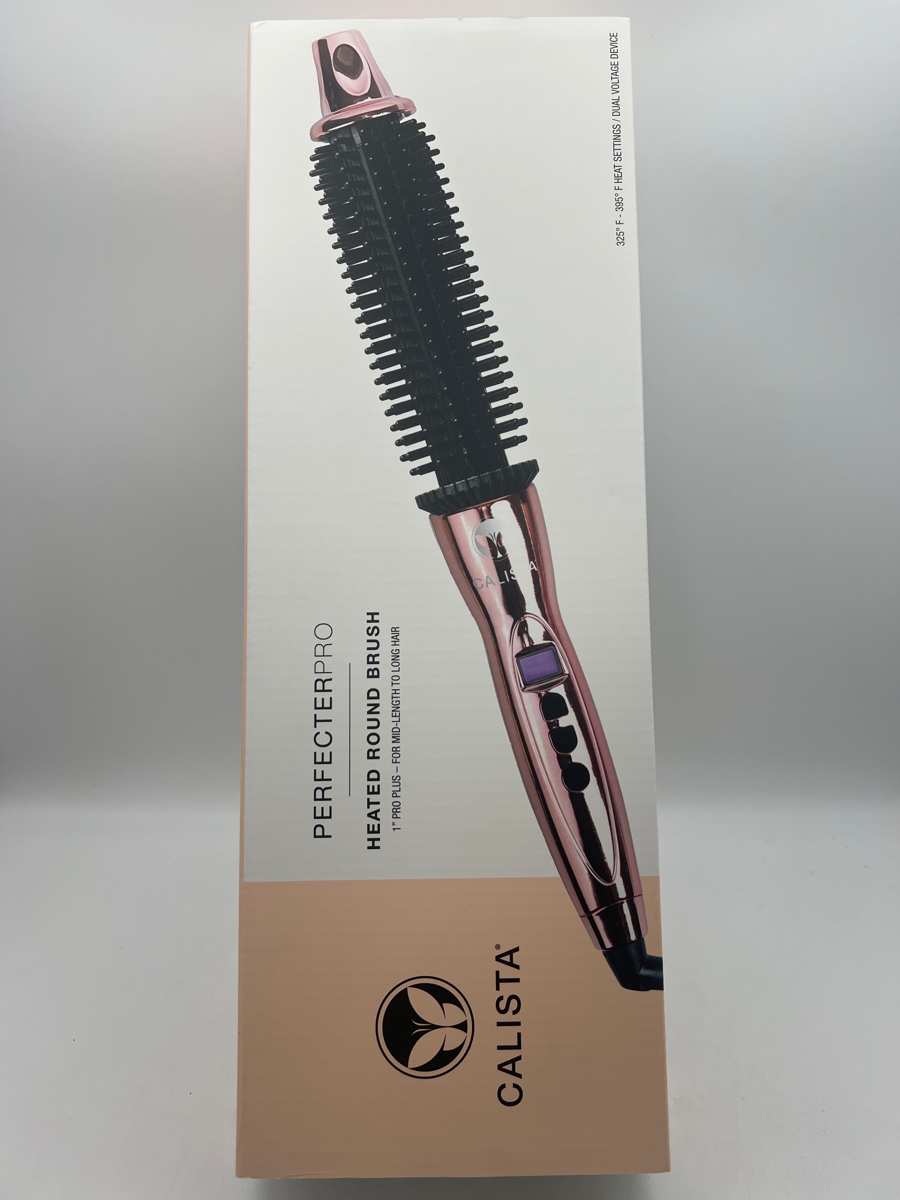 CALISTA Perfecter Pro Heated Round Brush 1.0 inch Rose Gold