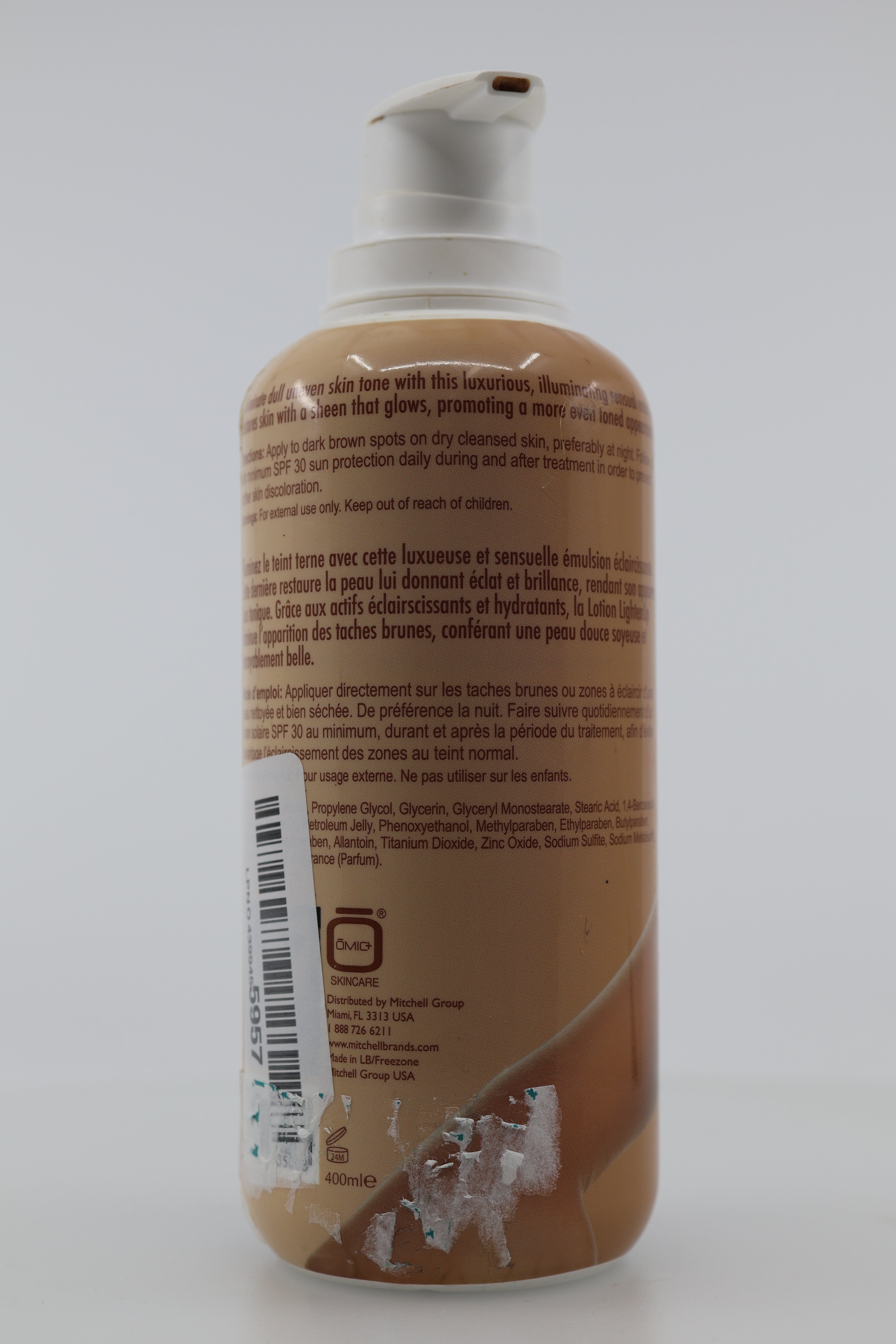 Lighten-Up Skin Brightening Lotion with Jamaican Castor Oil