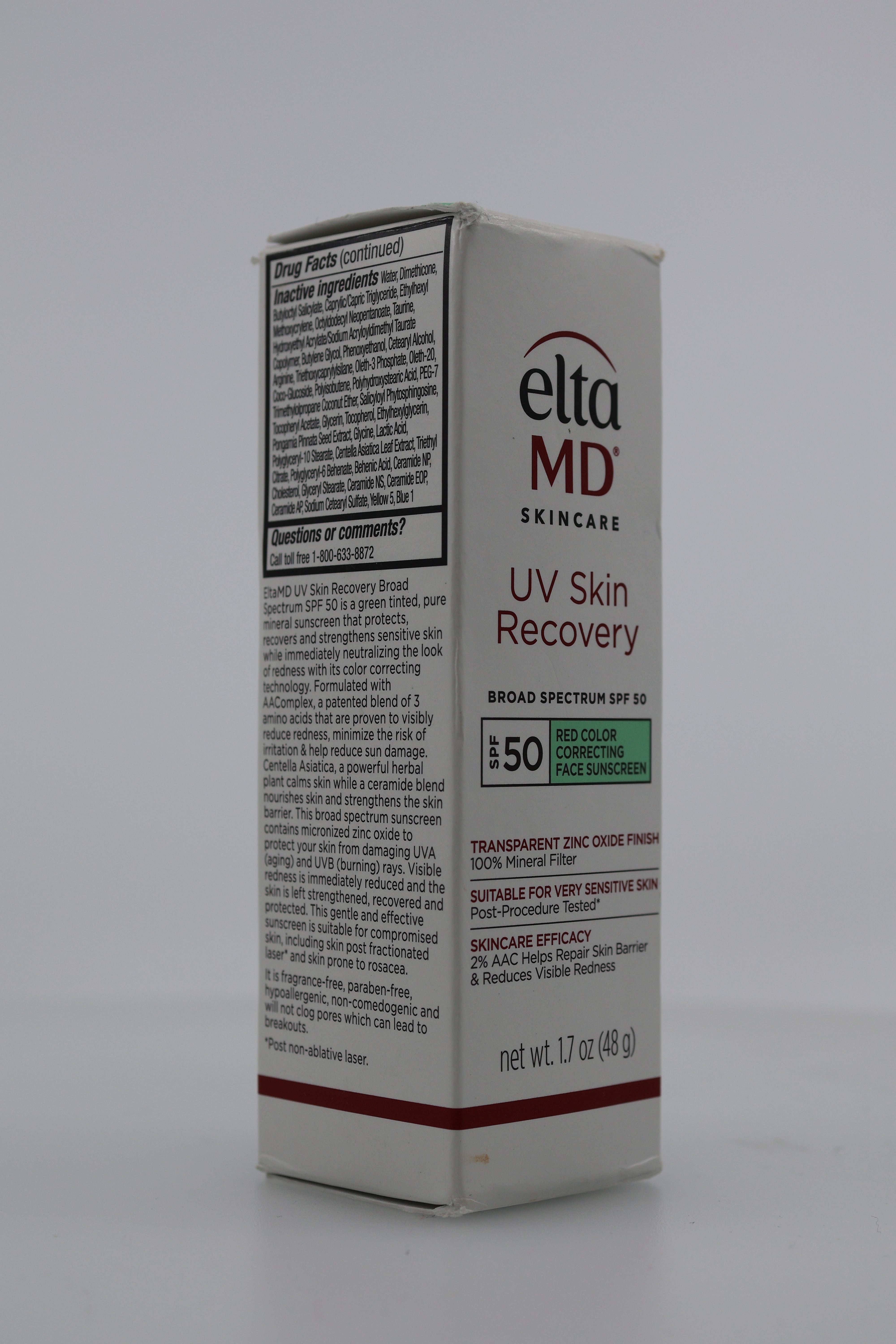 EltaMD redness reduction sunscreen