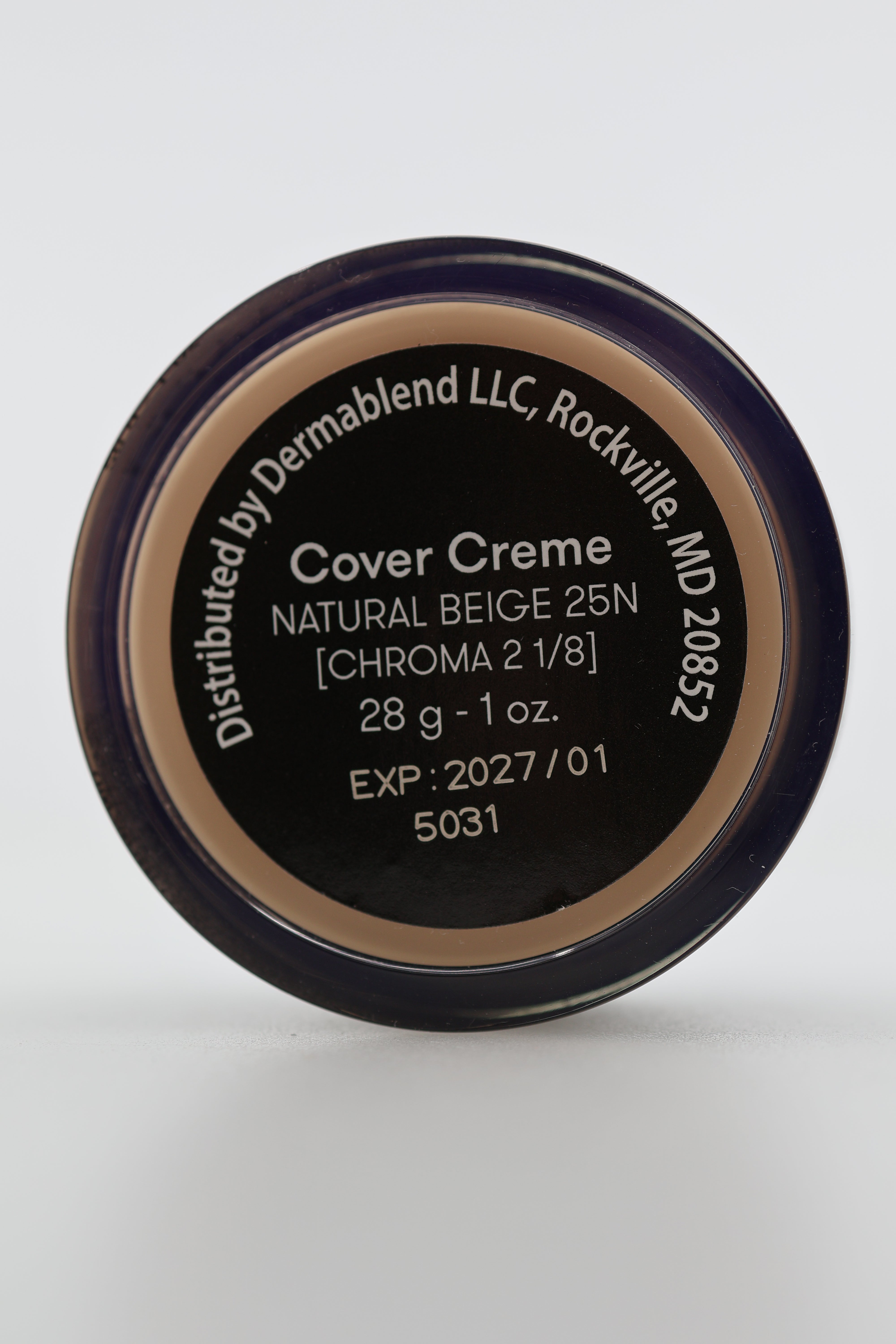 Dermablend Cover Crème Full Coverage Foundation Makeup - 25N Natural Beige