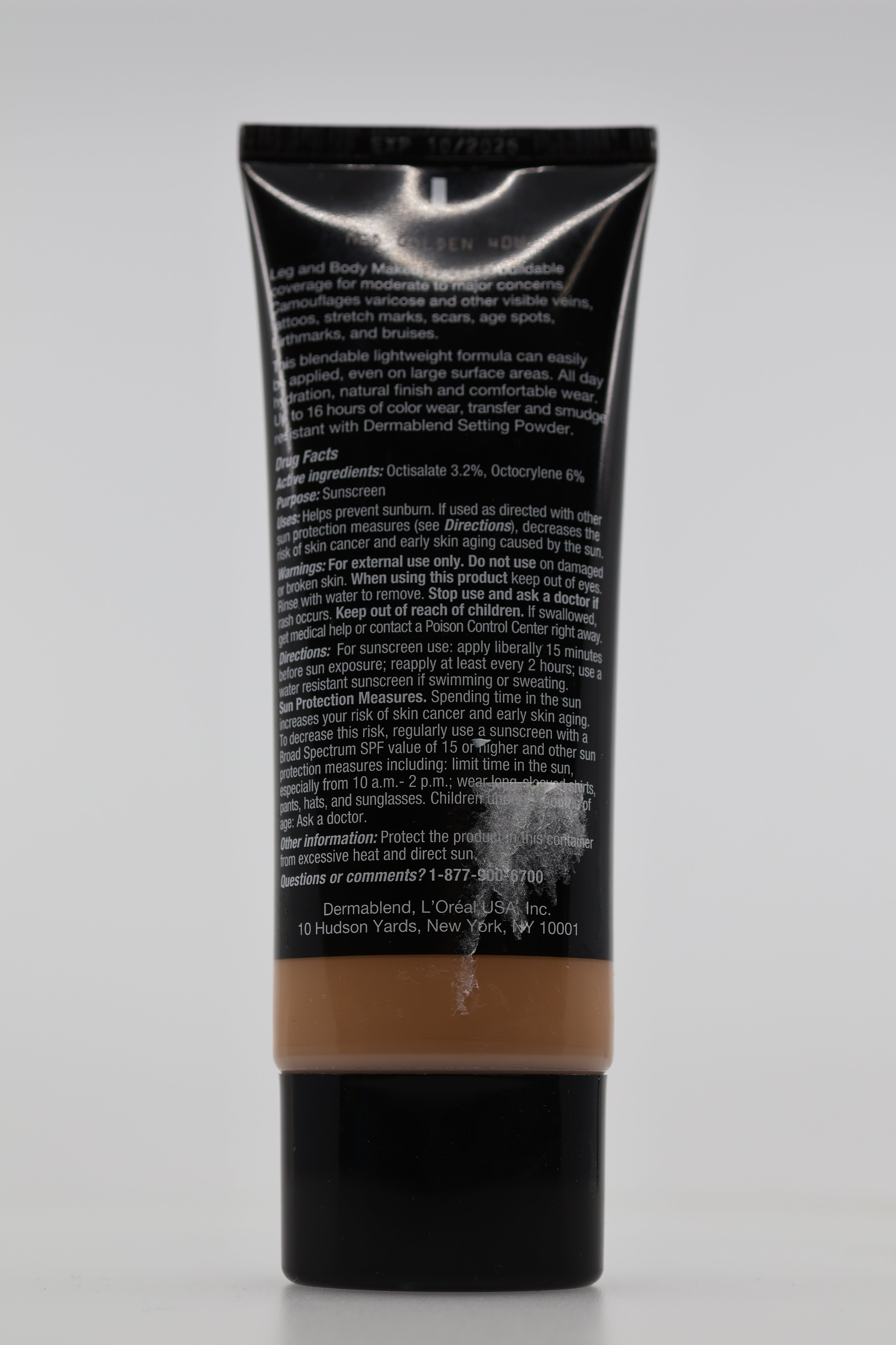 Dermablend Leg and Body Makeup Foundation with SPF 25