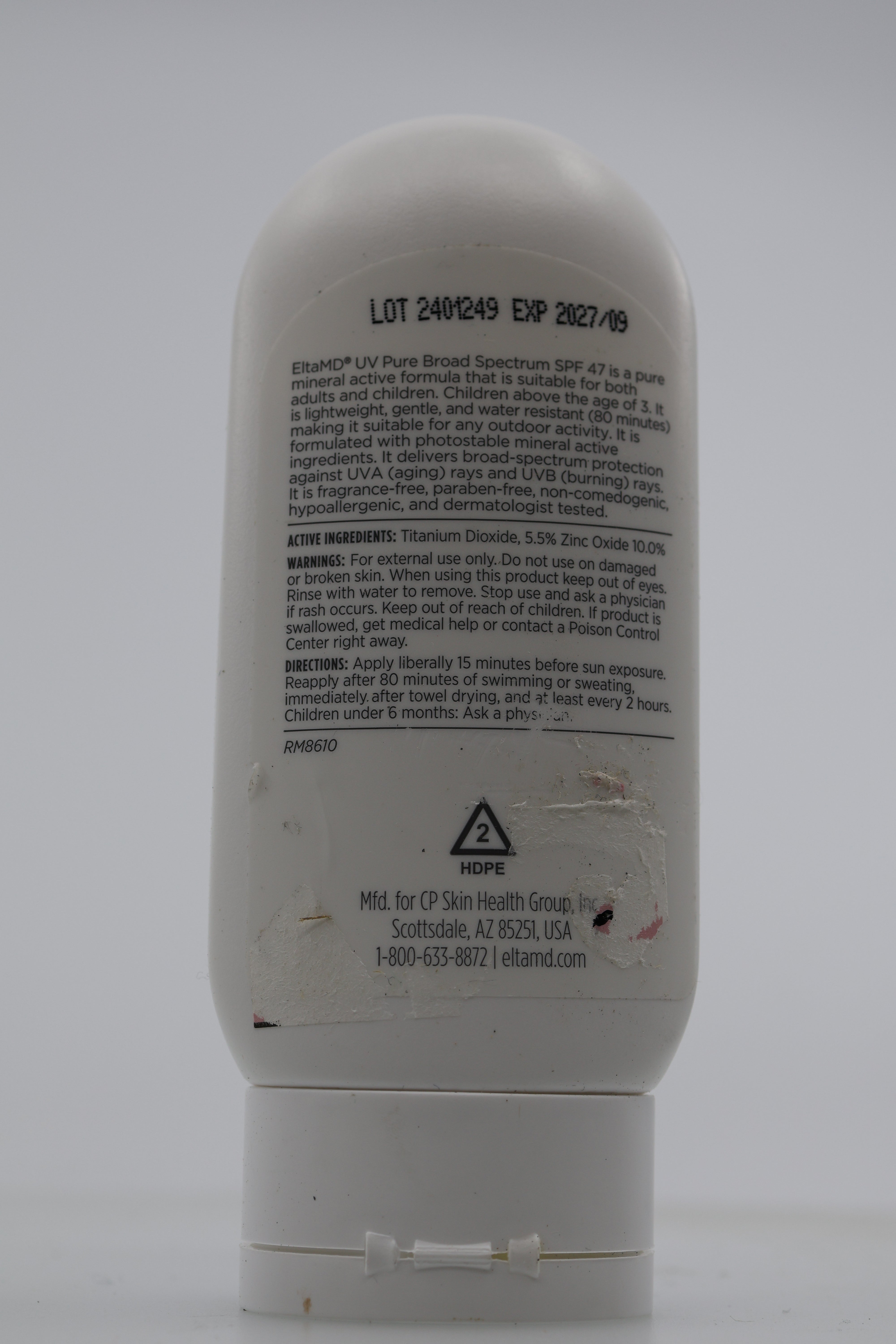 EltaMD UV Pure Face and Body Sunscreen SPF 47