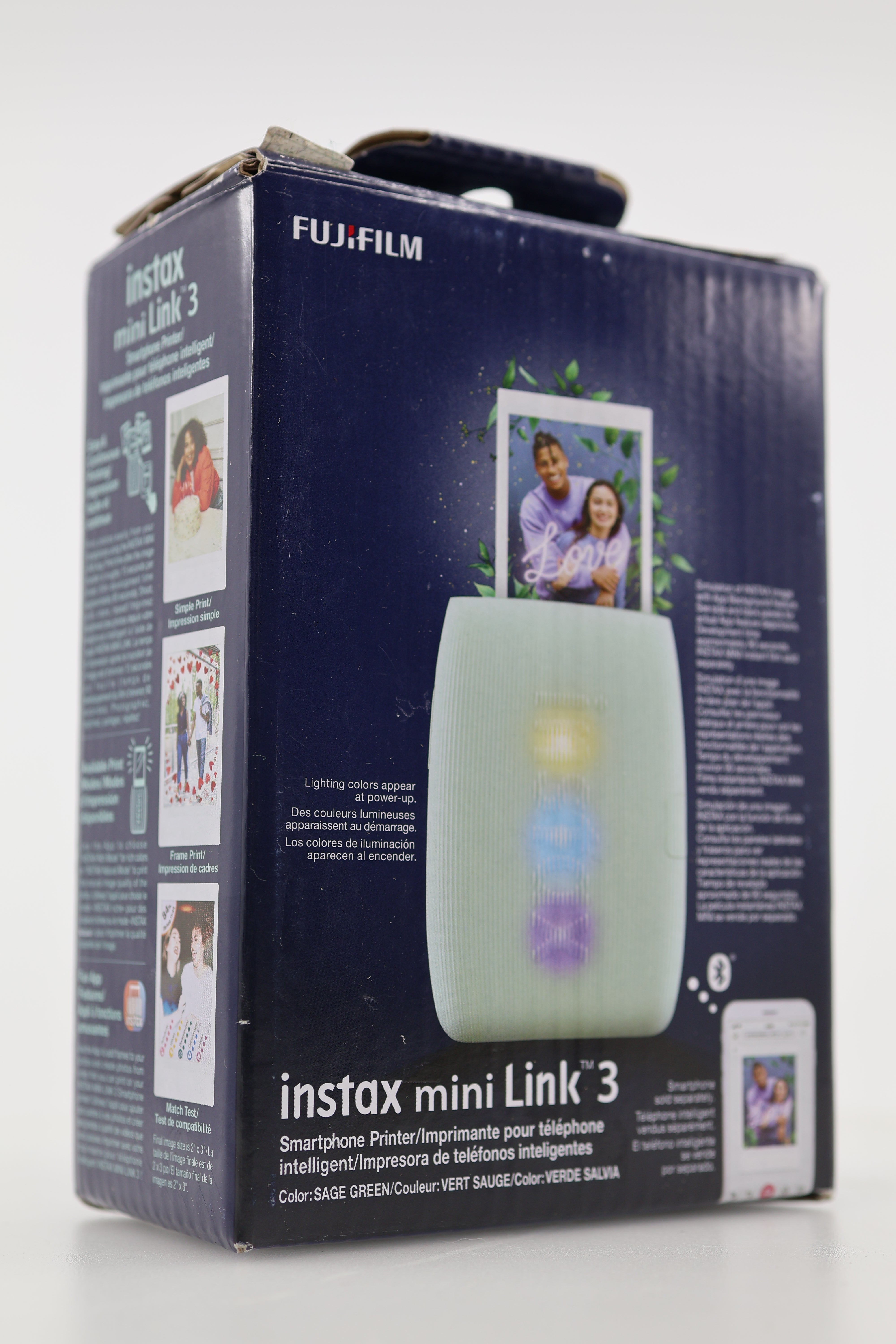 Fujifilm Instax Mini Link 3 Smartphone Printer - Sage Green