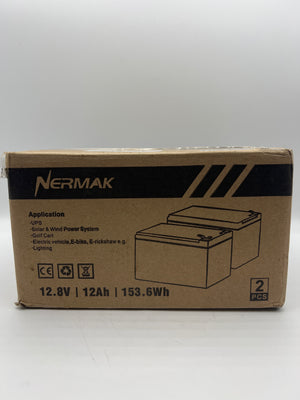 Nermak 12V 12Ah LiFePO4 Battery Pack