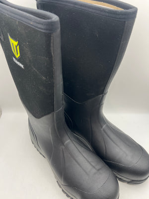 TIDEWE Puncture Proof Work Boots Men Black