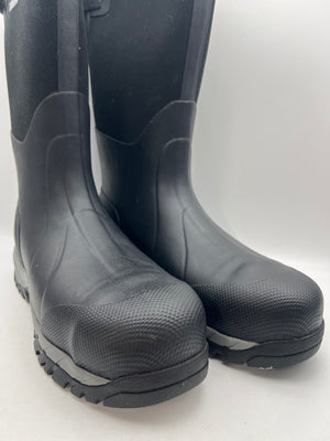 TIDEWE Anti-Slip Work Boots Men Black