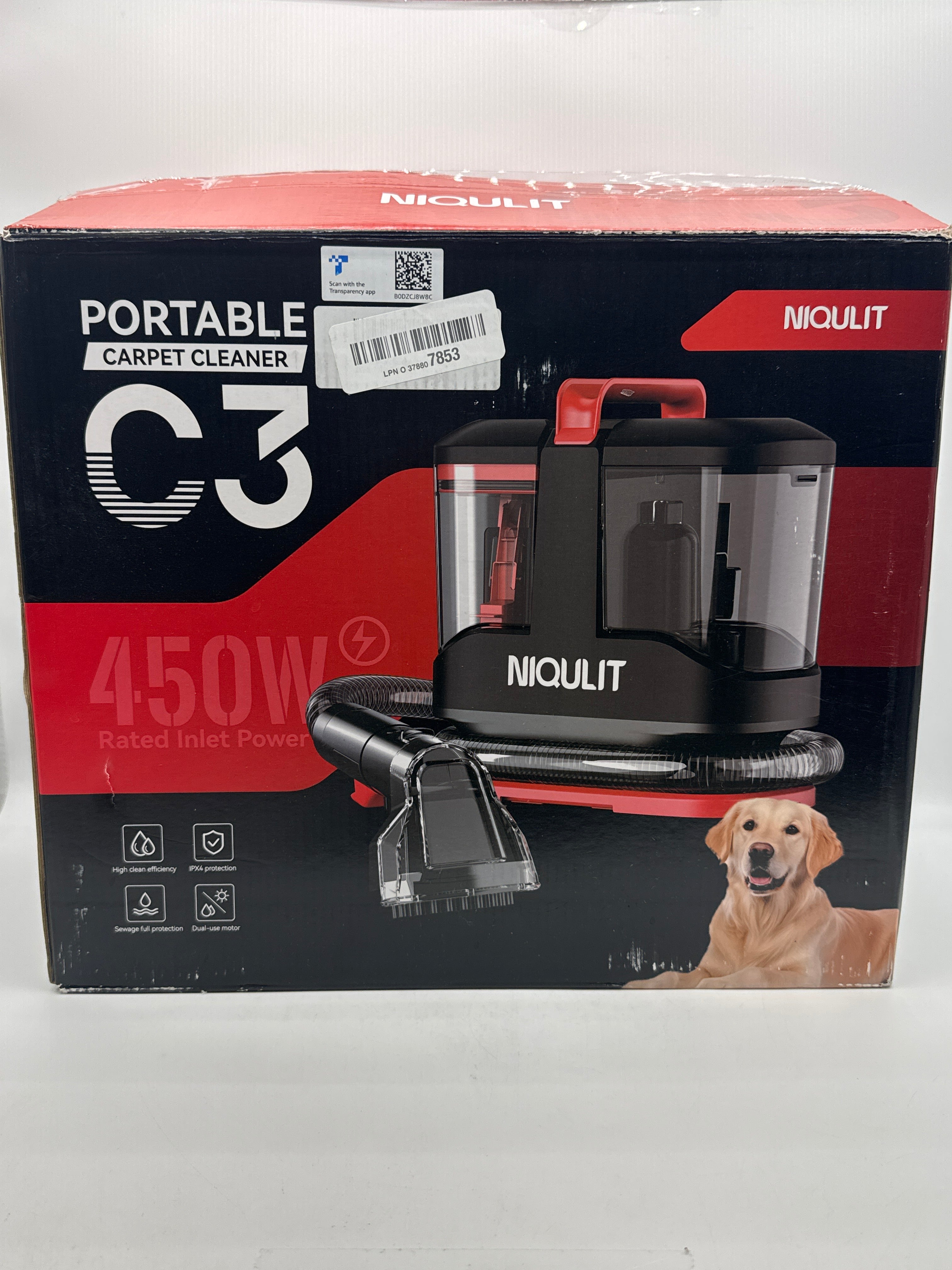 NIQULIT Portable Carpet & Upholstery Cleaner