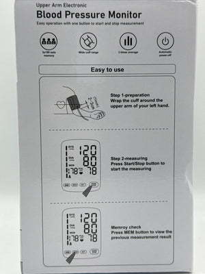 Blood Pressure Machine - Automatic Upper Arm Monitor
