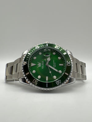 OLEVS Men's Silver Dress Watch