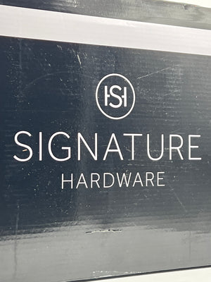 Signature Hardware 482808 Berwyn 1.2 GPM Widespread Bathroom Faucet with Pop-Up Drain Assembly - Matte Black