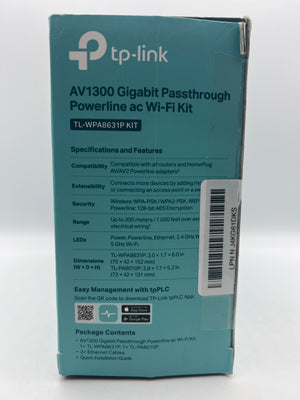TP-Link Powerline WiFi Extender TL-WPA8631P KIT