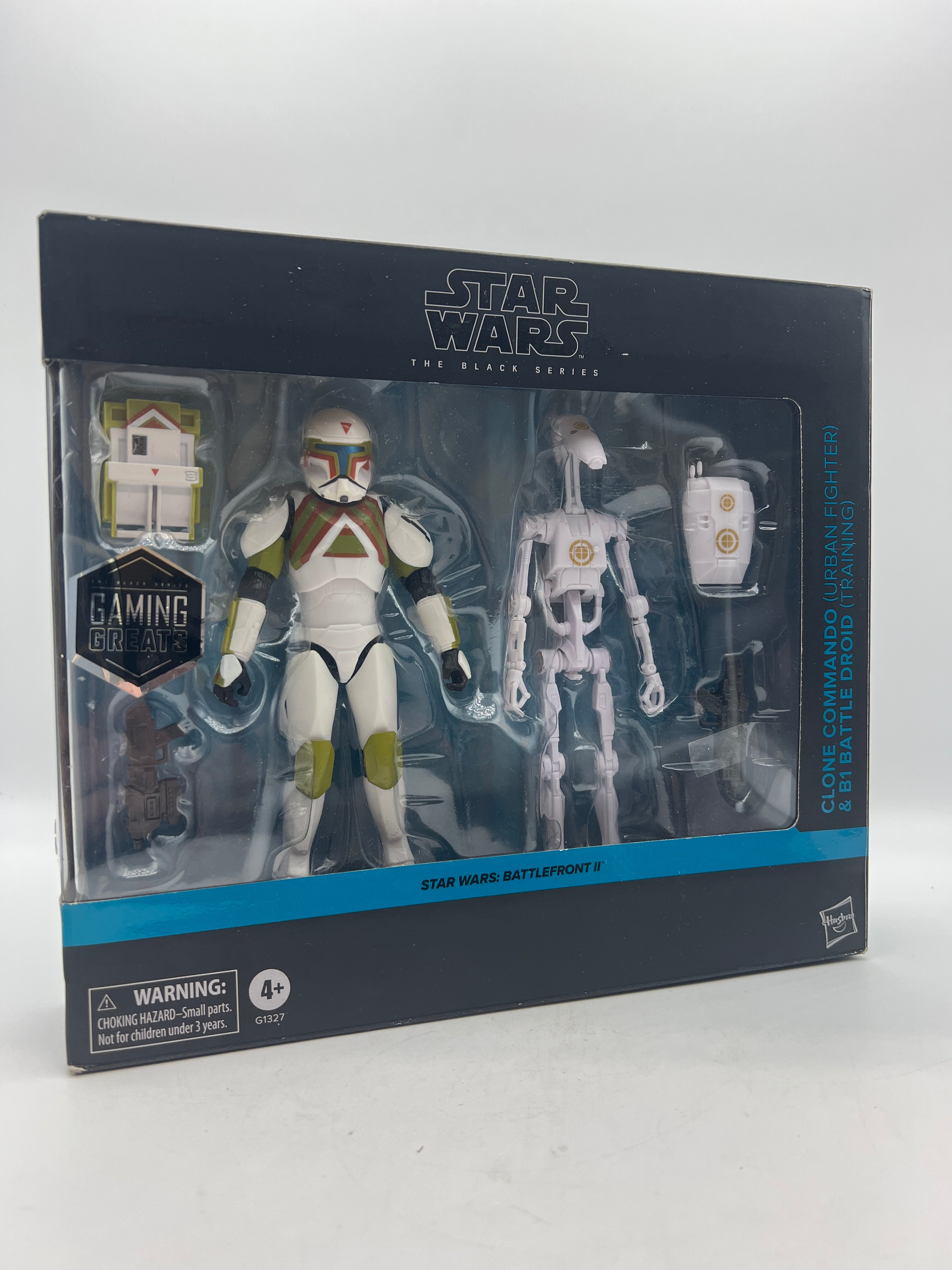 STAR WARS The Black Series Clone Commando (Urban Fighter) & B1 Battle Droid (Training) 6-Inch Action Figures