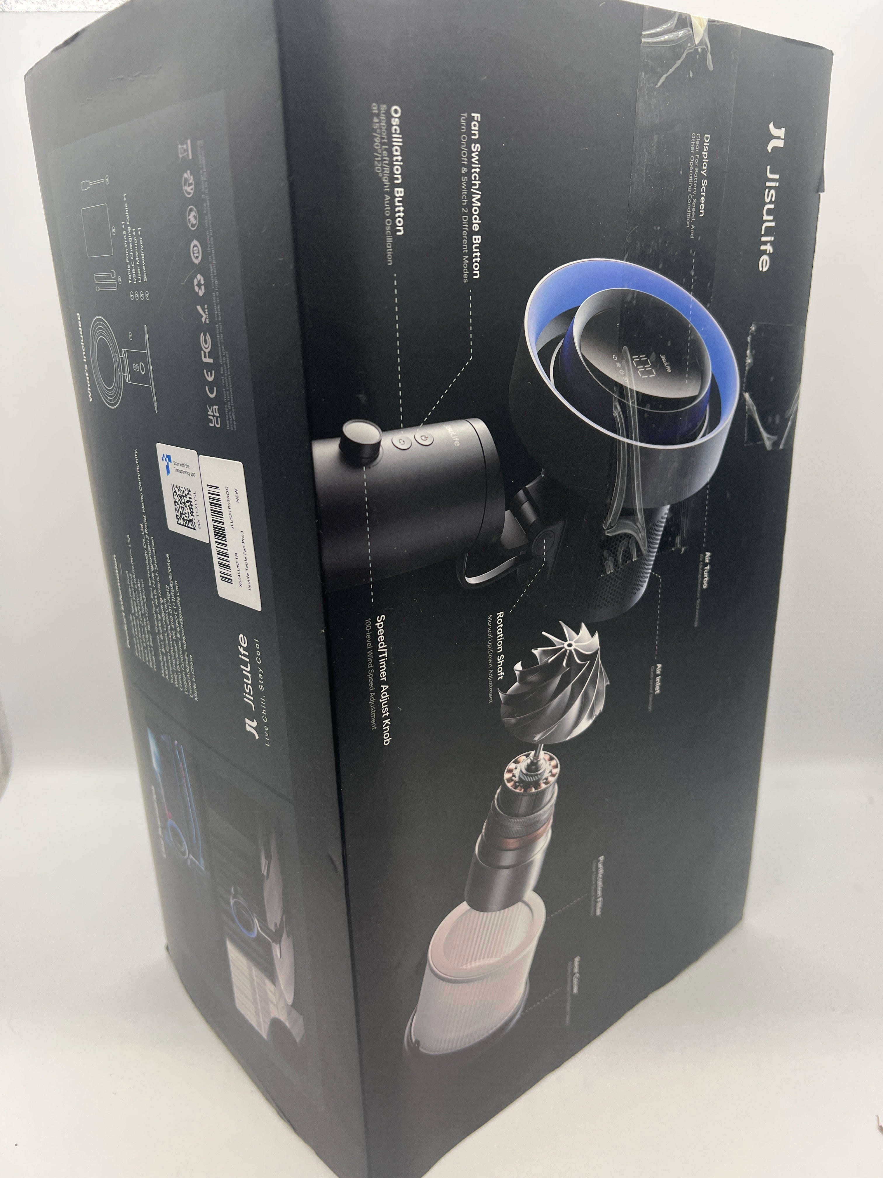 10000mAh Rechargeable Battery Fan