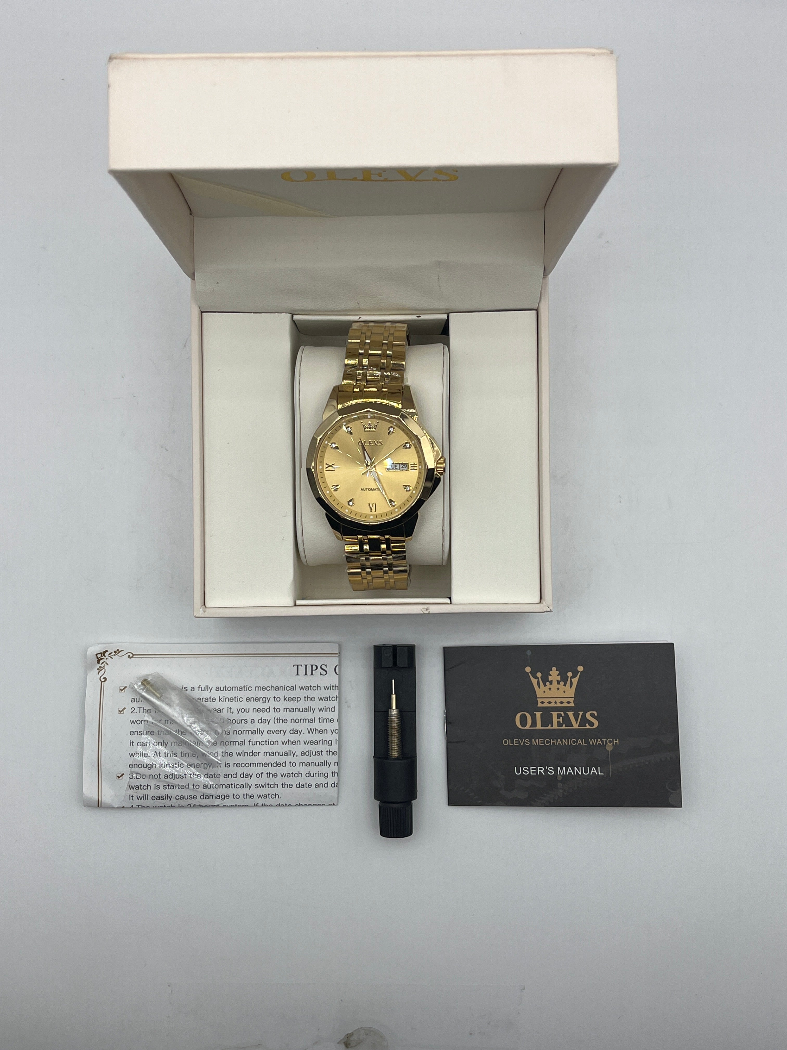 Luxury Stainless Steel Timepiece