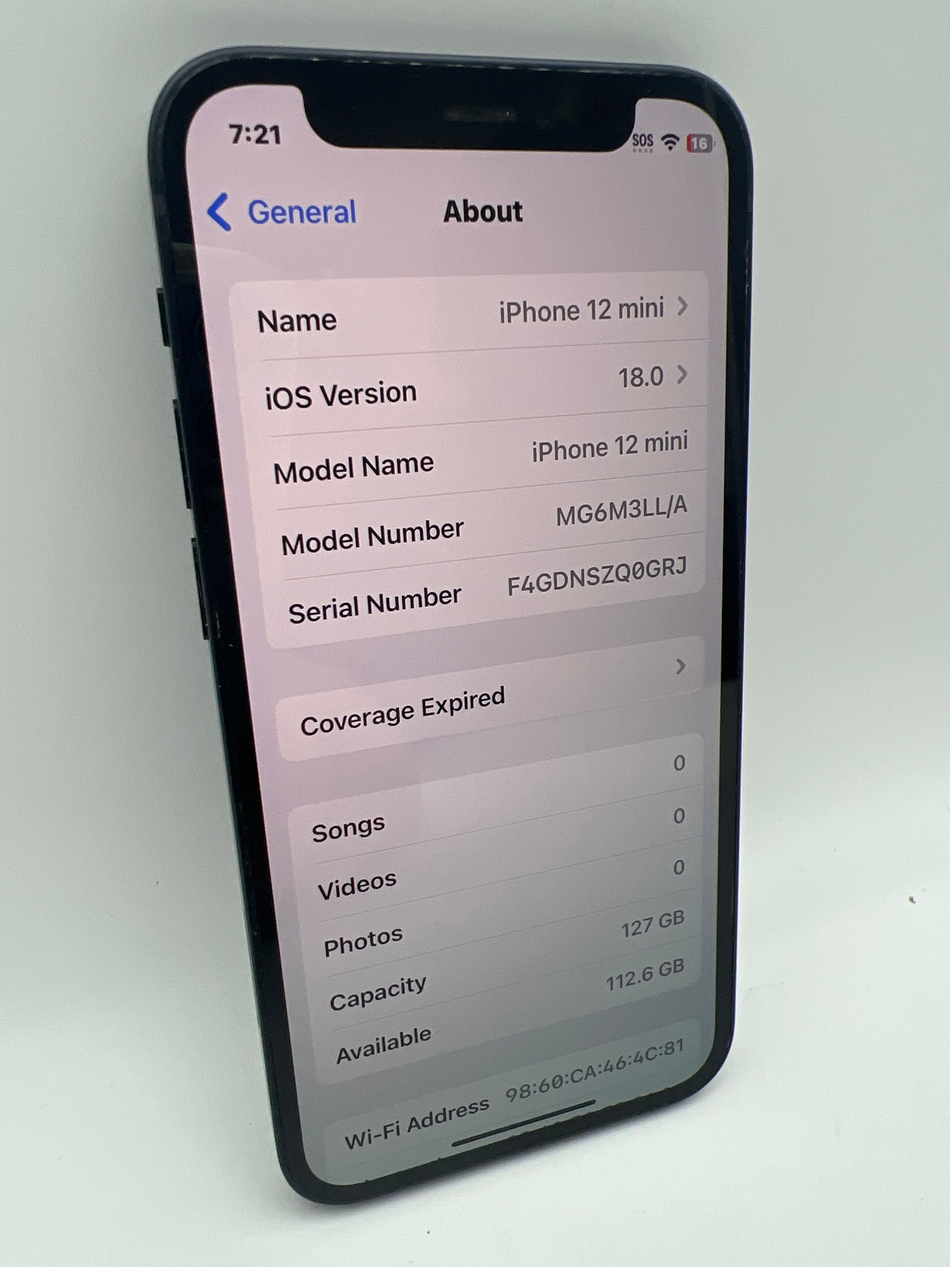 Apple iPhone 12 Mini 128GB Black - Unlocked (Renewed)