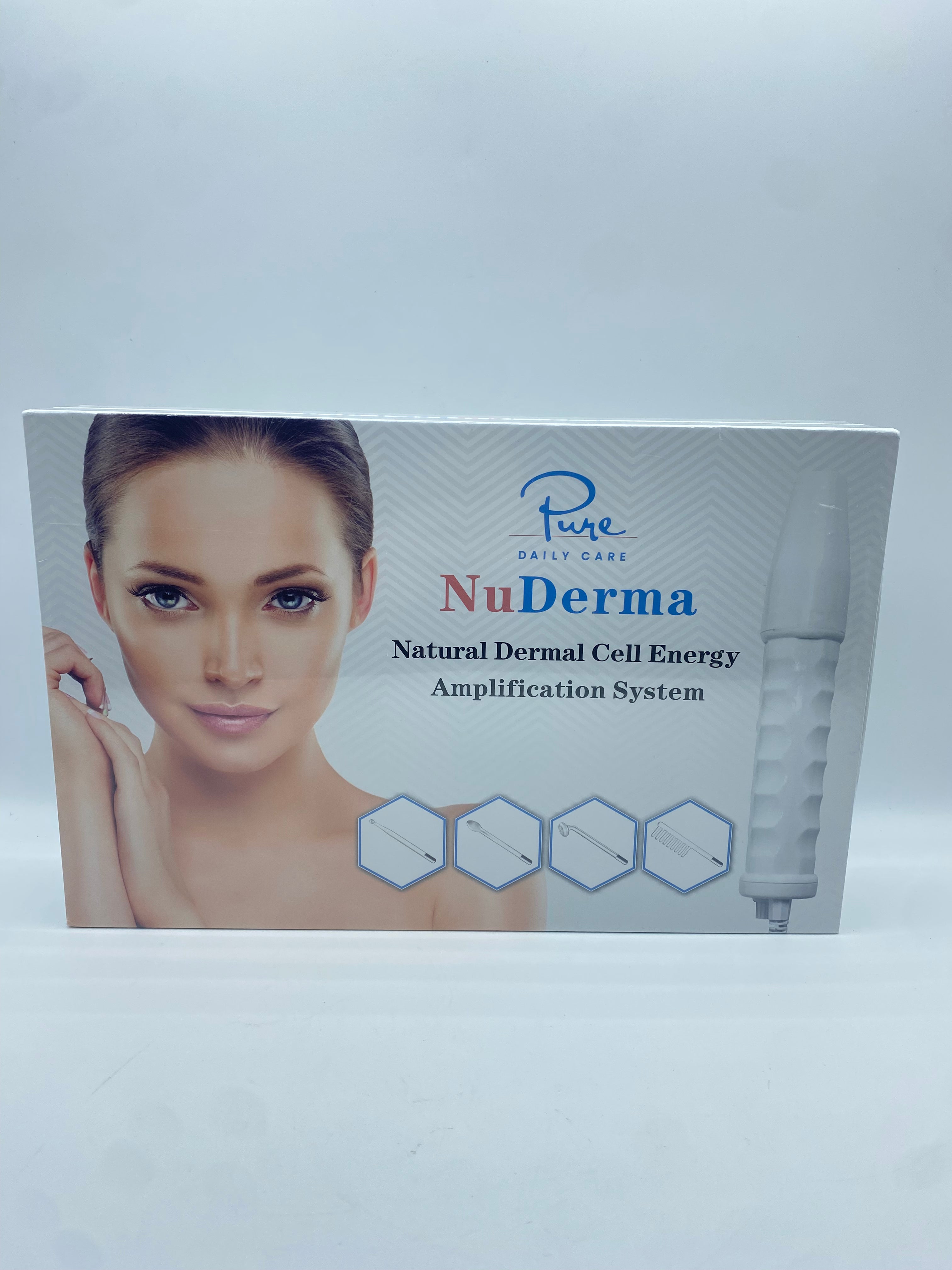 NuDerma Handheld Skin Therapy Wand – Neon Technology – Supports Skin Firmness – Smooth Appearance – Scalp & Hair Care Tool