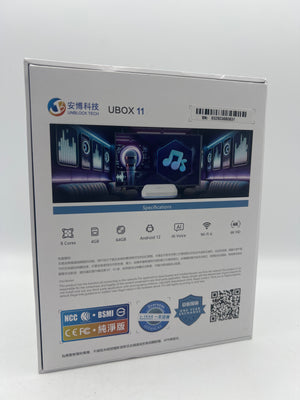 Unblock Tech UB11 H618 Gen11 64GB Flash 4GB RAM DDR3