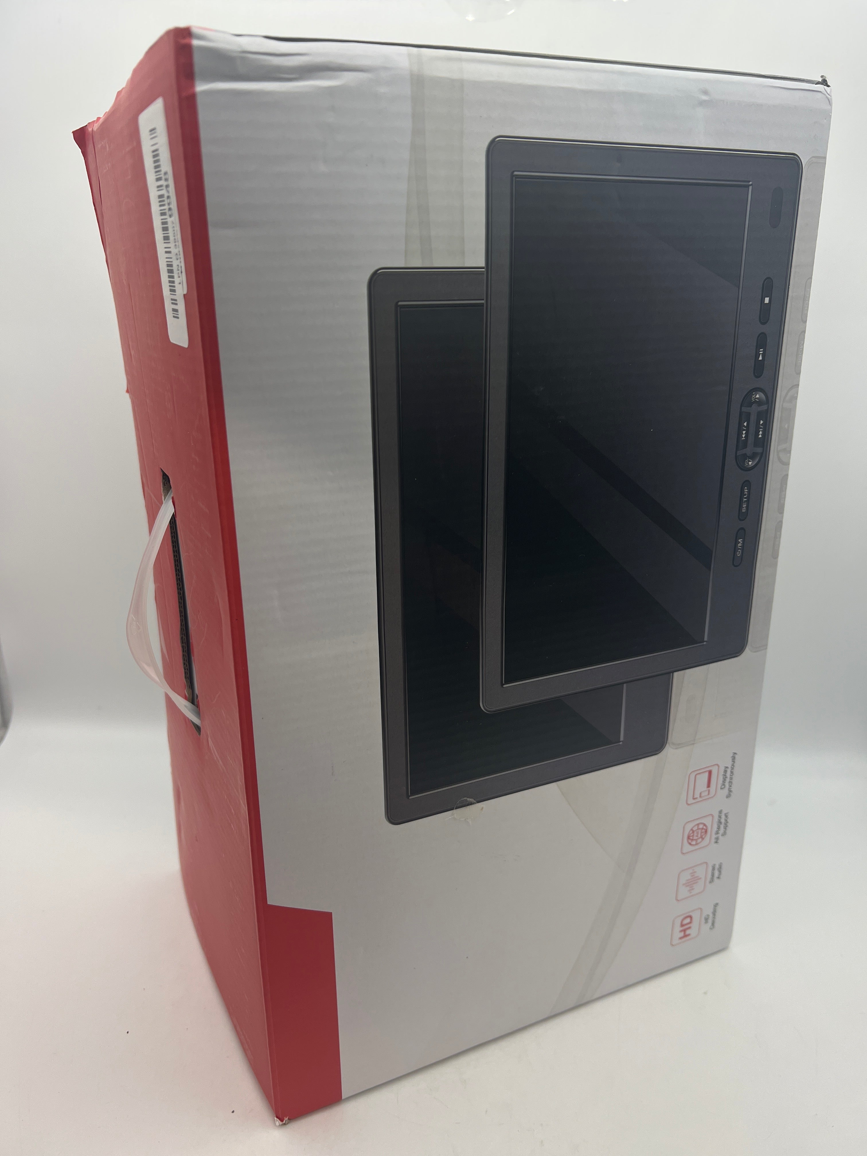 DESOBRY 10.5" Dual Screen Car DVD Player