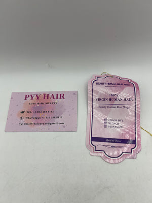PYY 180 Density Human Hair Wig