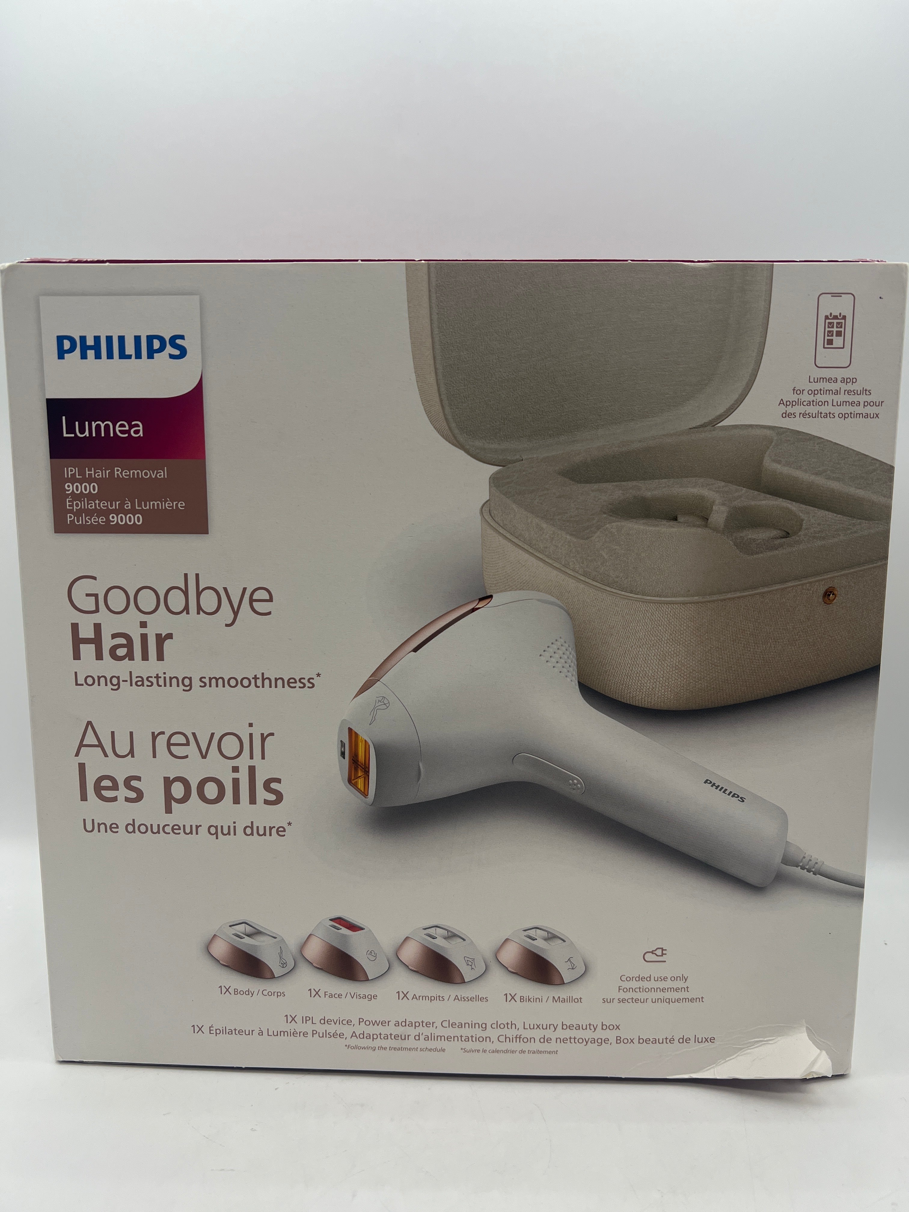 Philips Lumea 9000 Series IPL Hair Removal Device