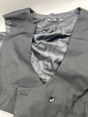 Men's Black Slim Fit 3-Piece Suit