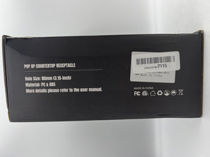 ANNQUAN 3-Inch Pop-Up Outlet with 15W Wireless Charger