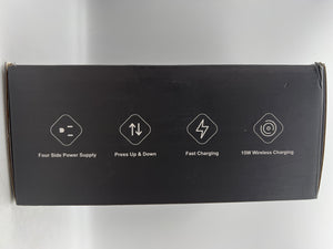 ANNQUAN 3-Inch Pop-Up Outlet with 15W Wireless Charger