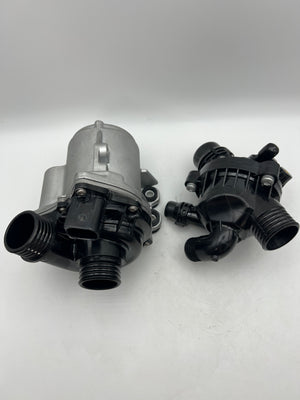 MUNIK 11517632426 Electric Engine Water Pump & Thermostat for BMW Models