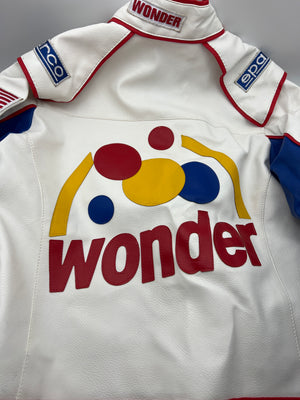 ADS Fashion Men's White Racing Jacket