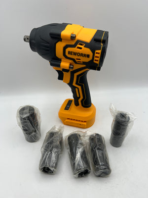 EWORK 21V 1/2" Brushless Cordless Impact Wrench