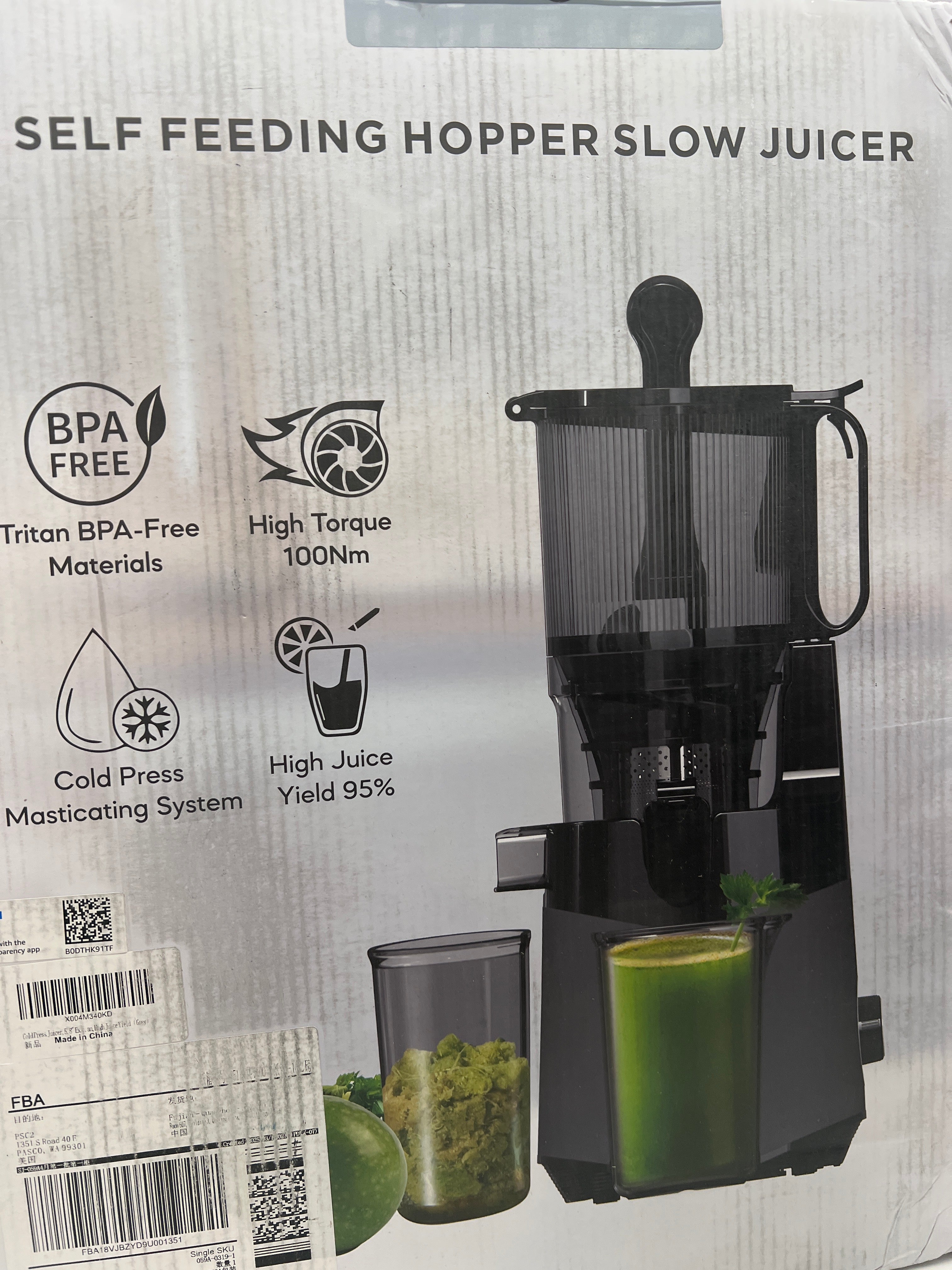 LUIXXN Slow Juicer Machine