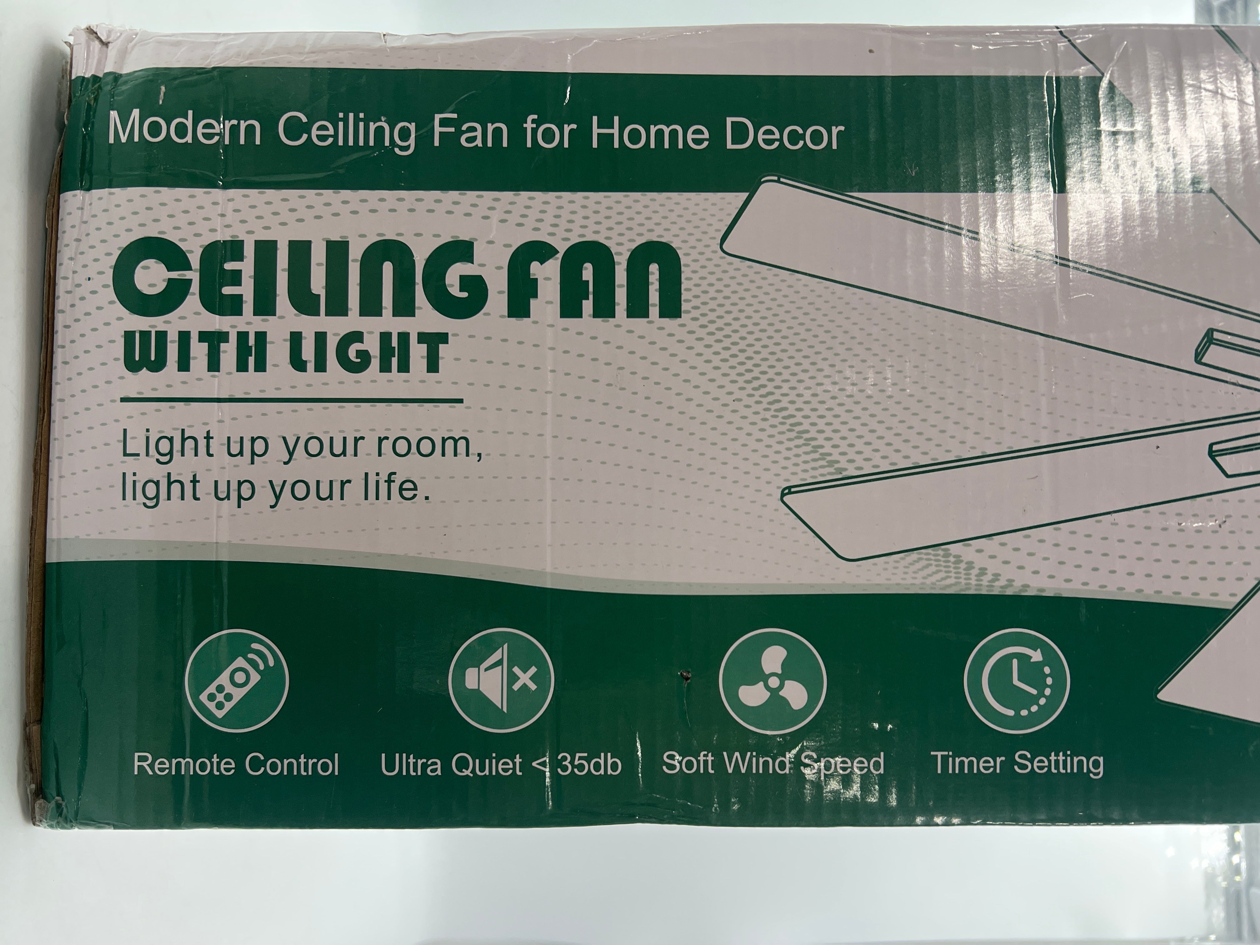 52-inch low profile ceiling fan