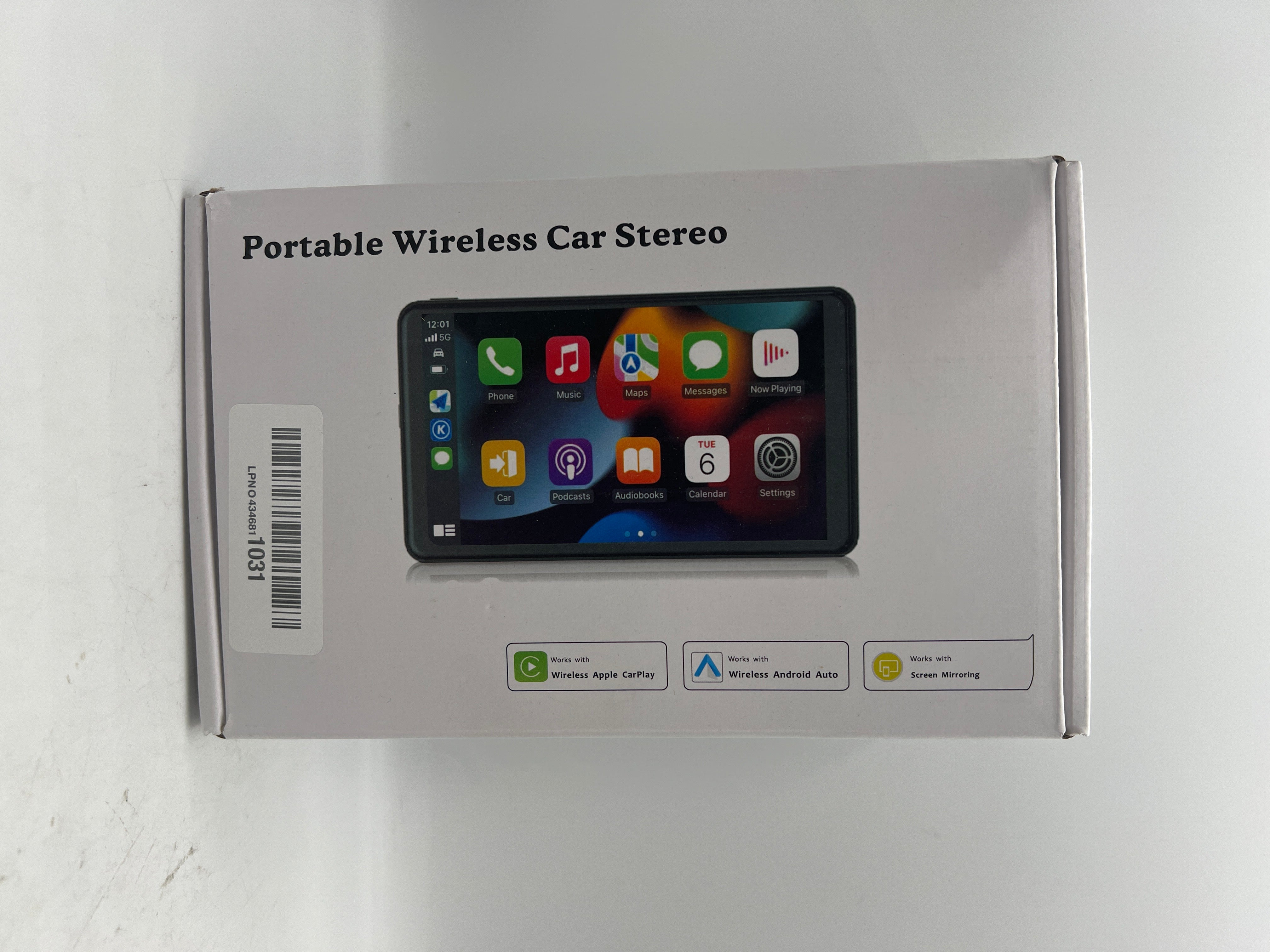 VUKARUAL Wireless Apple CarPlay & Android Auto 7" HD Touchscreen Stereo
