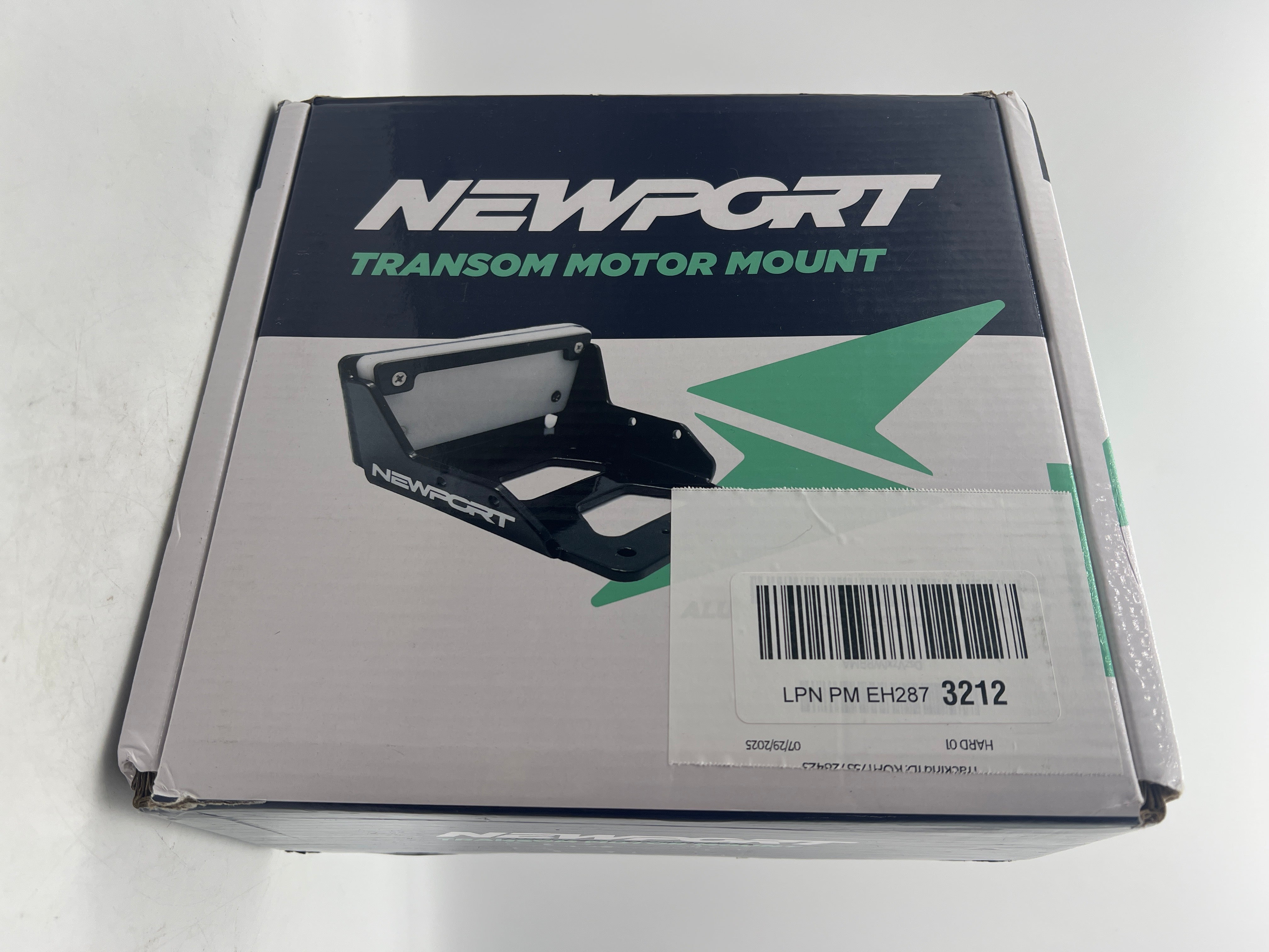 Glossy Black Powder-Coated Motor Mount