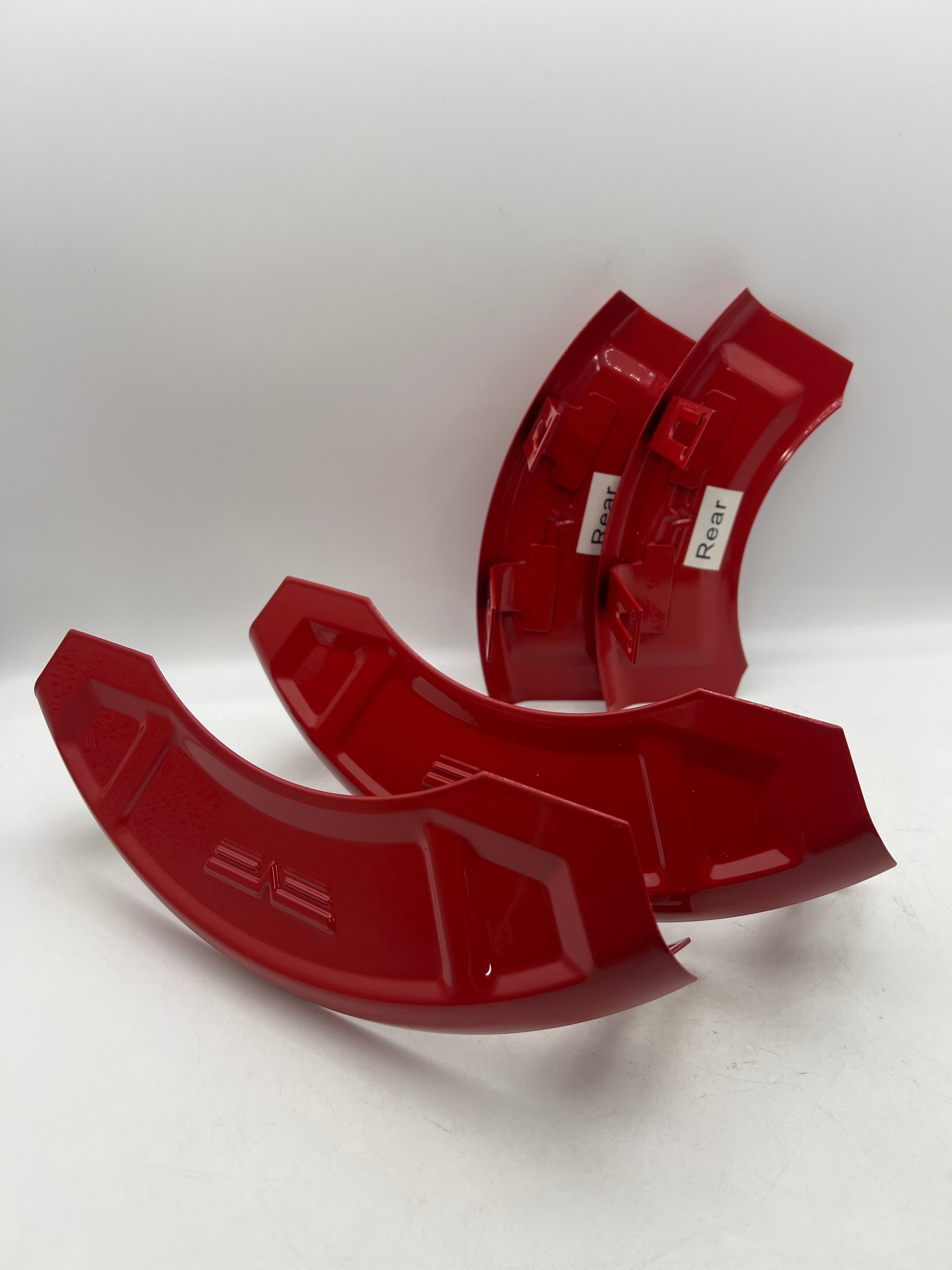 AOOA Red Brake Caliper Covers for GMC Sierra 1500