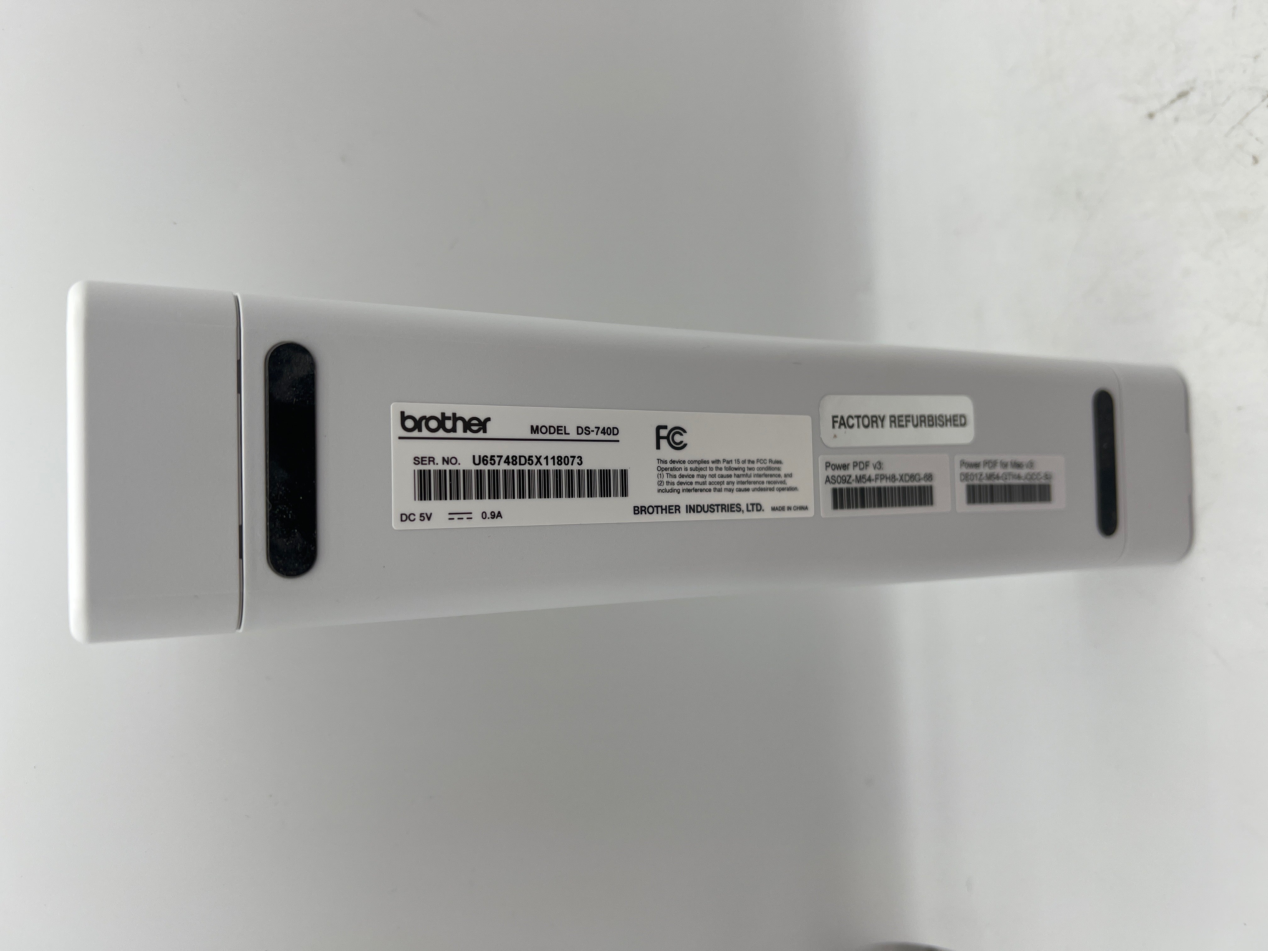 Brother DS-740D Duplex Compact Mobile Document Scanner