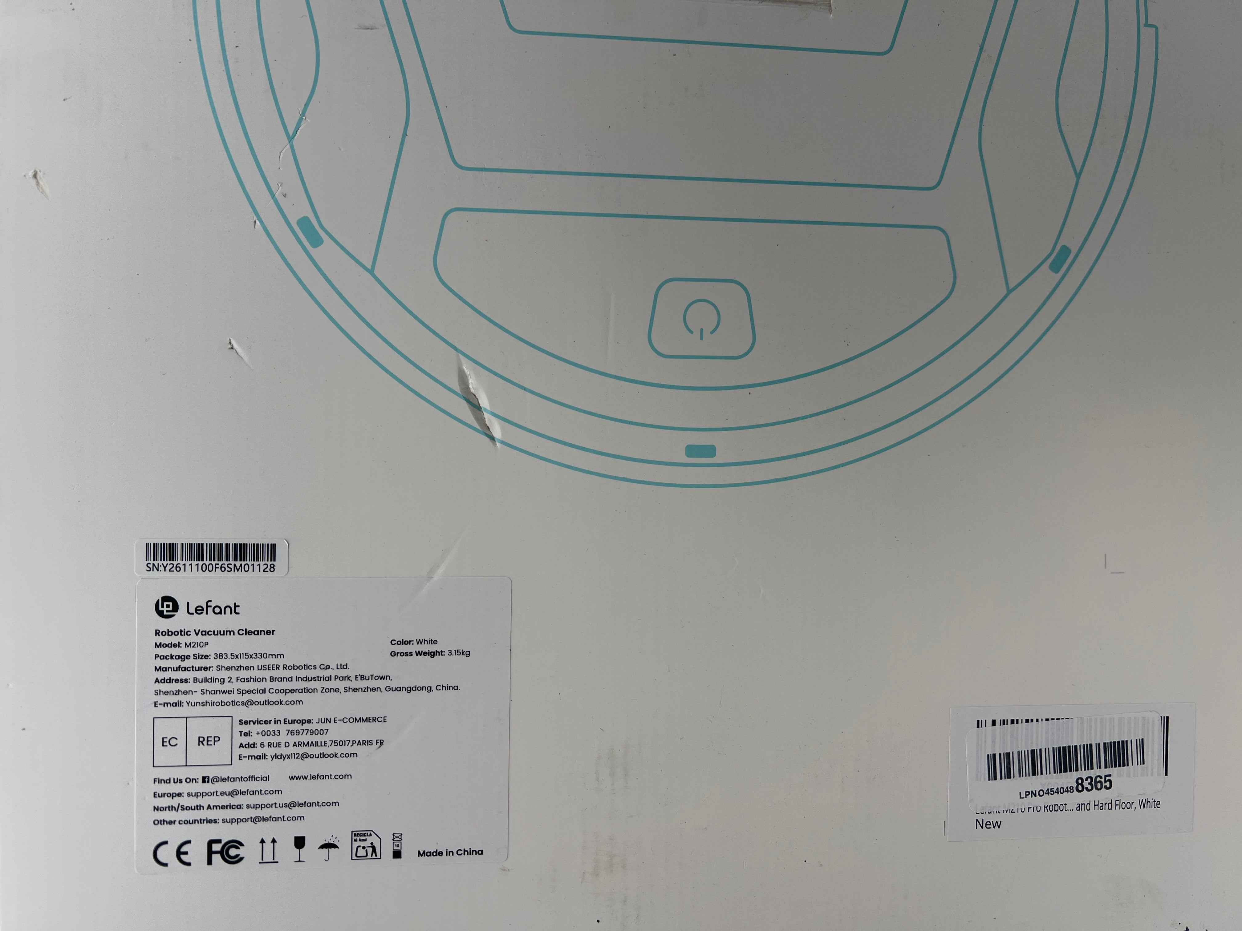 Lefant M210 Pro Robot Vacuum