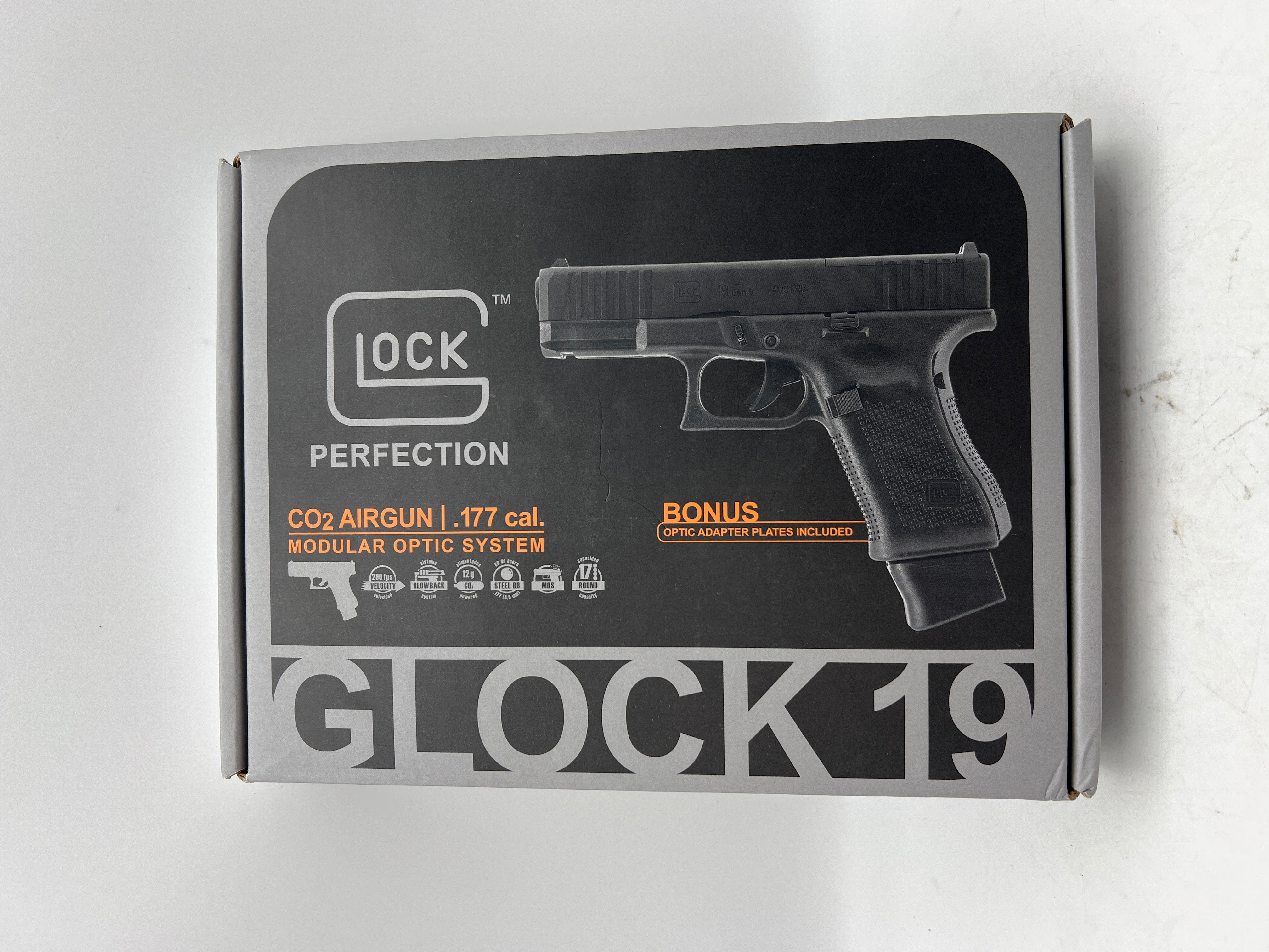 Glock 19 Gen 5 MOS .177 Caliber BB Gun Pistol