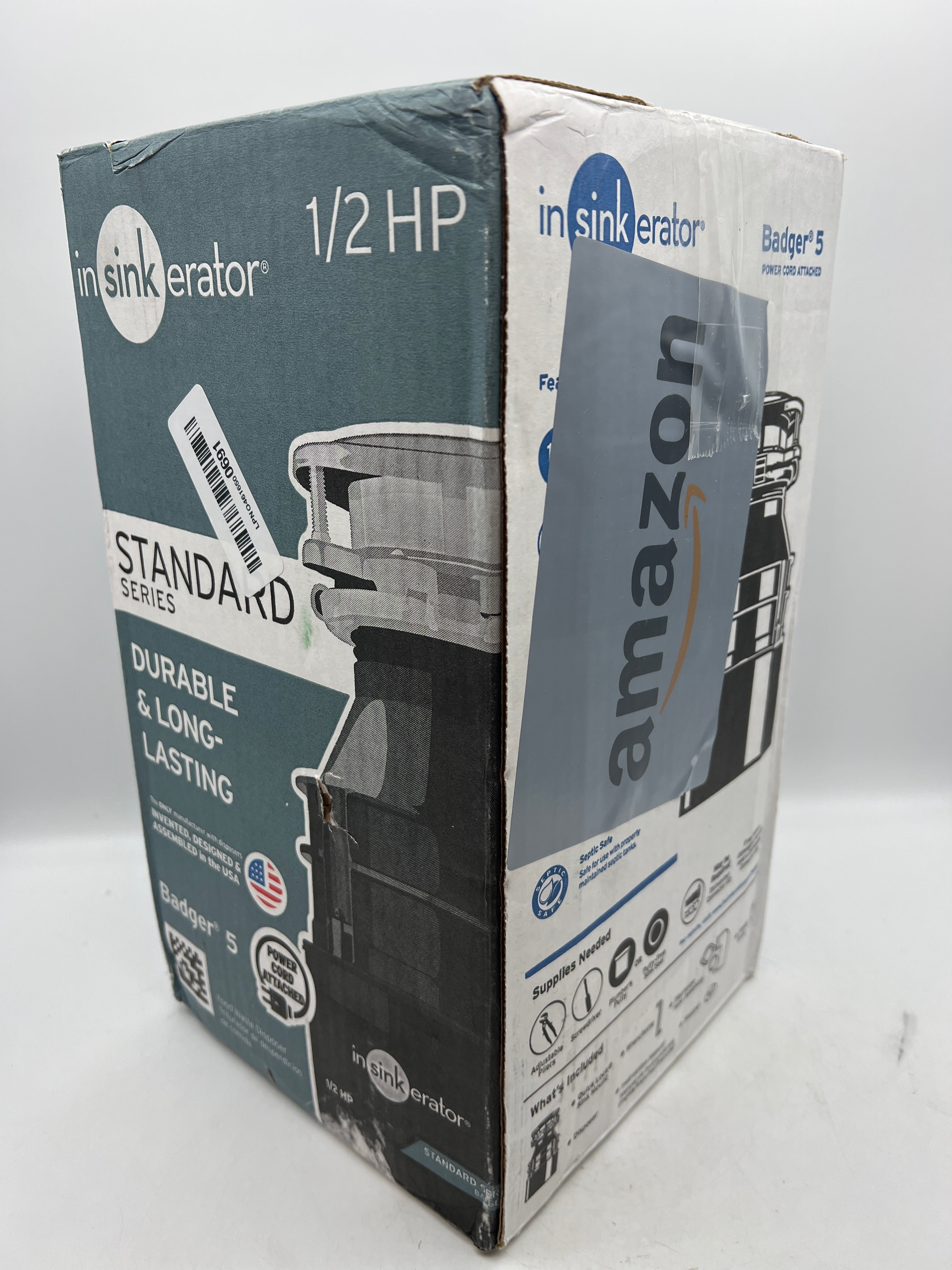 InSinkErator Badger 5 Garbage Disposal with Power Cord