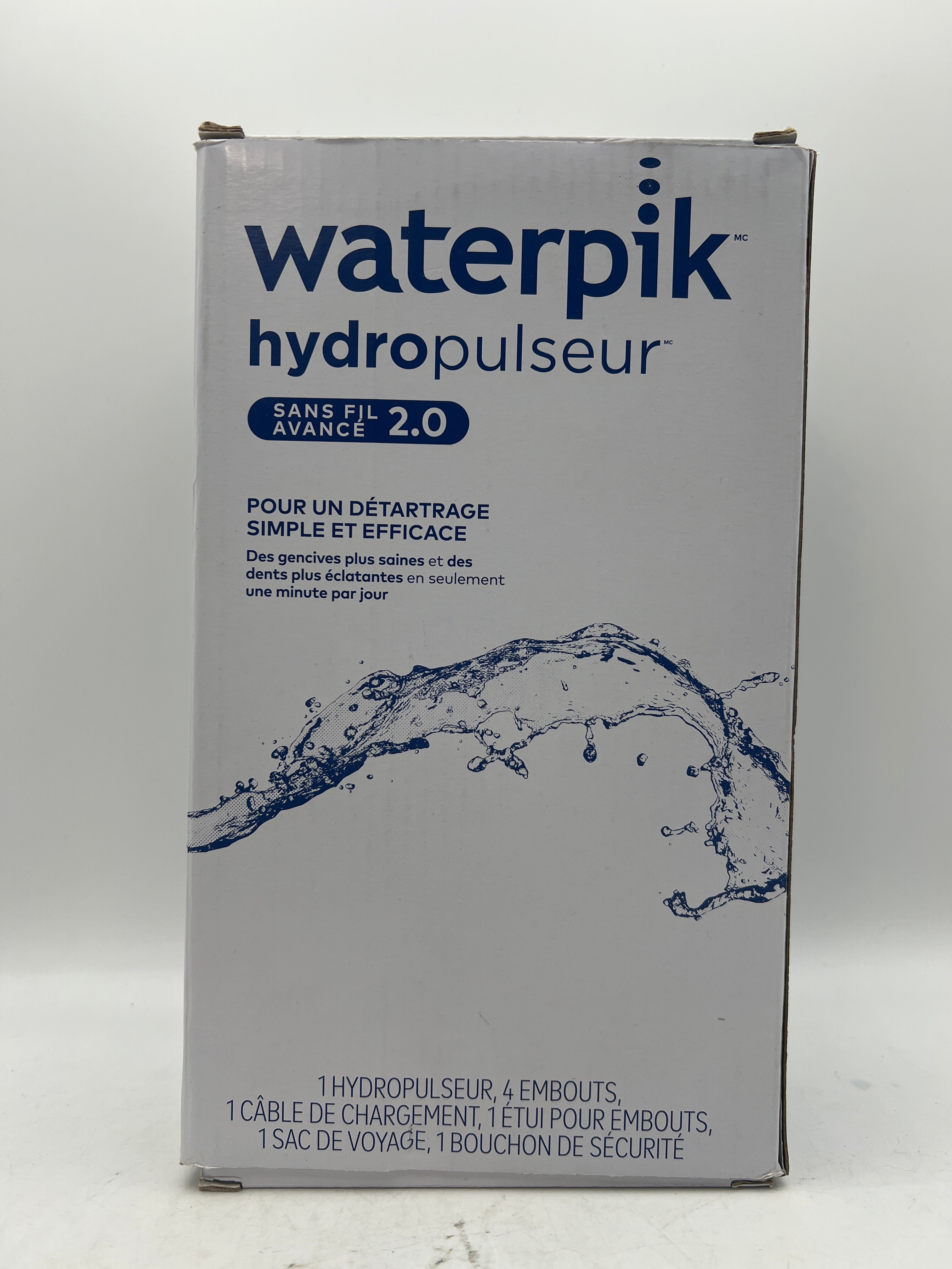 Waterpik Cordless Advanced 2.0 packaging