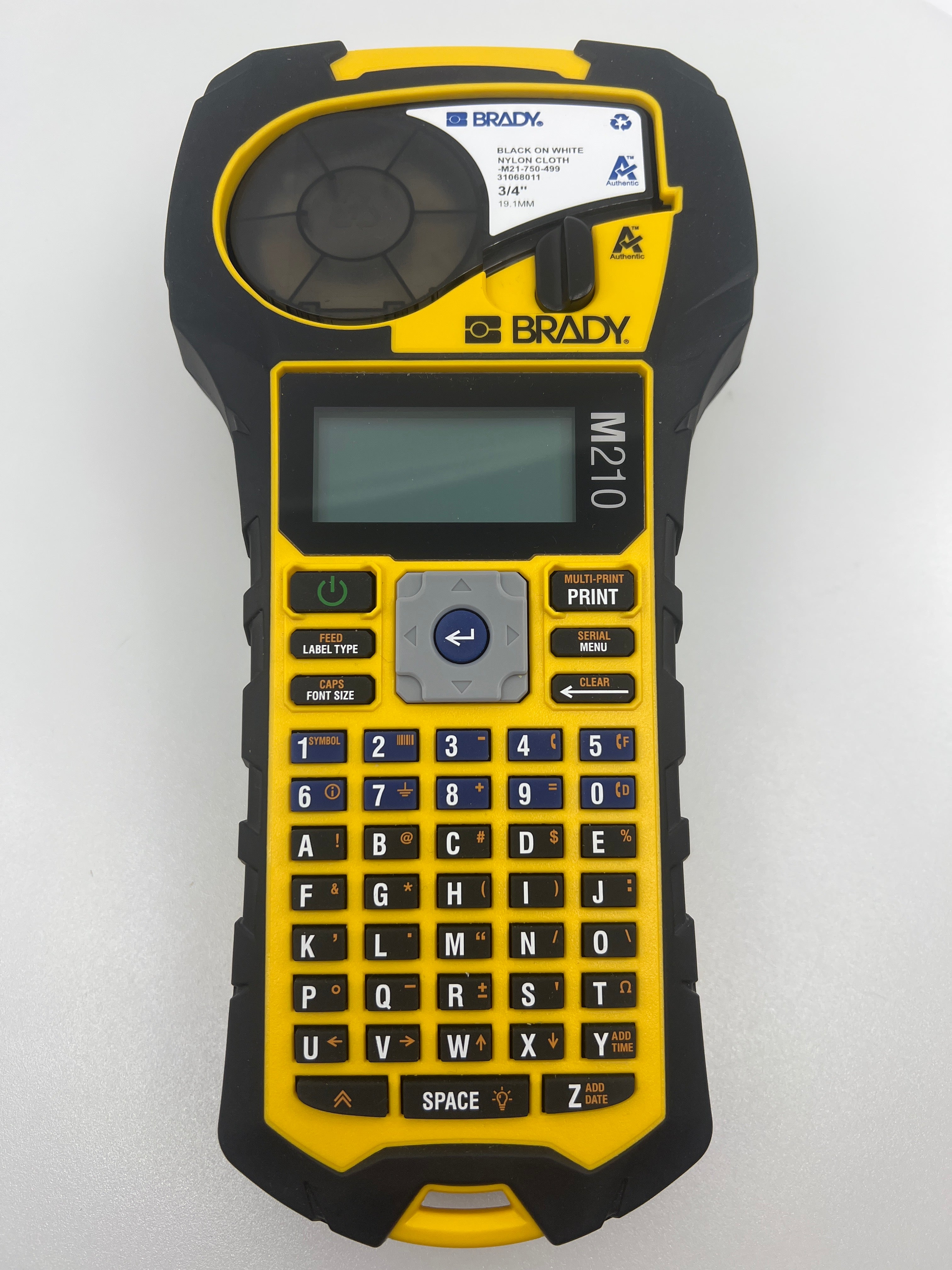 Brady M210 Yellow/Black Label Printer
